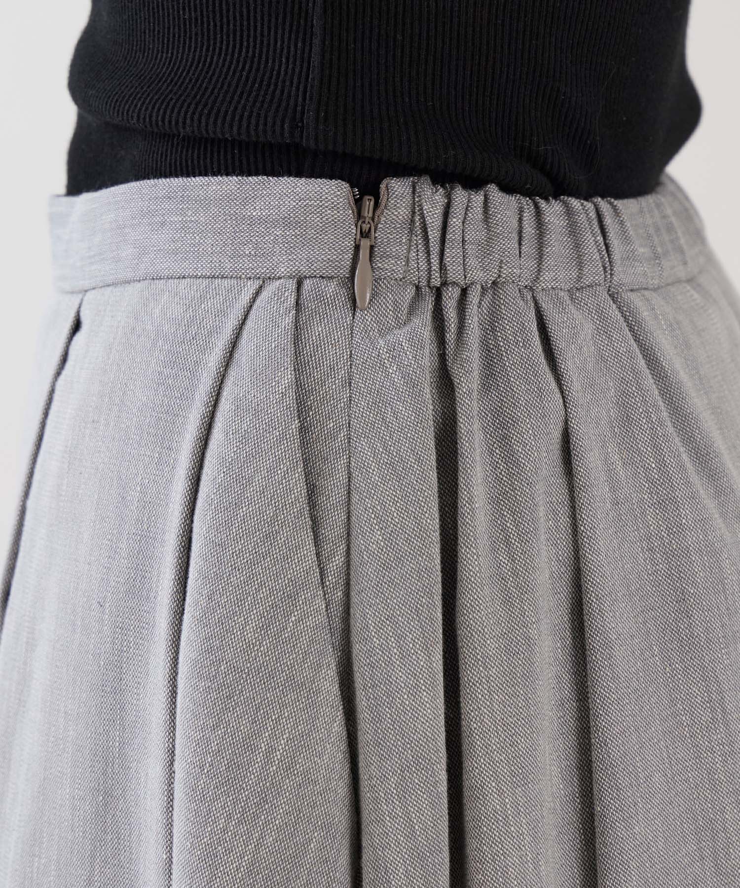 marmors】tuck flare skirt | MICA&DEAL ONLINE STORE