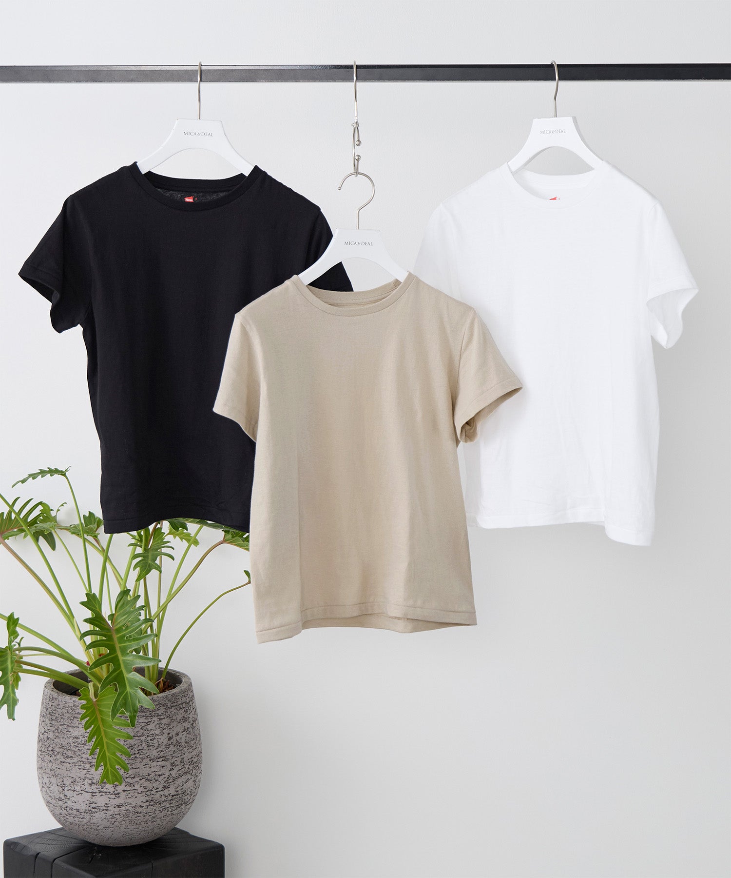 マイカアンドディール　ホワイト他、プリントTシャツ 3枚セット MICA&DEAL（マイカアンドディール） tシャツ 別注「MICA＆DEAL /マイカ