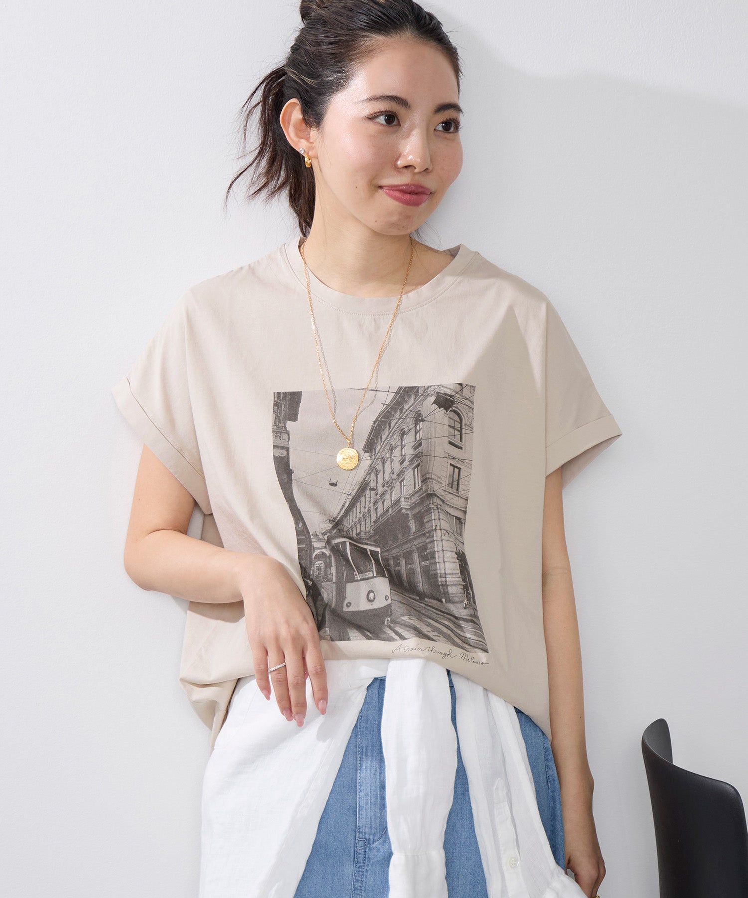接触冷感-フォトプリントT-shirt | MICA&DEAL ONLINE STORE