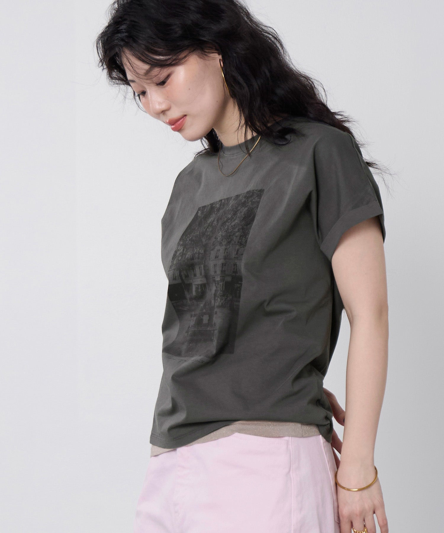 接触冷感-フォトプリントT-shirt | MICA&DEAL ONLINE STORE
