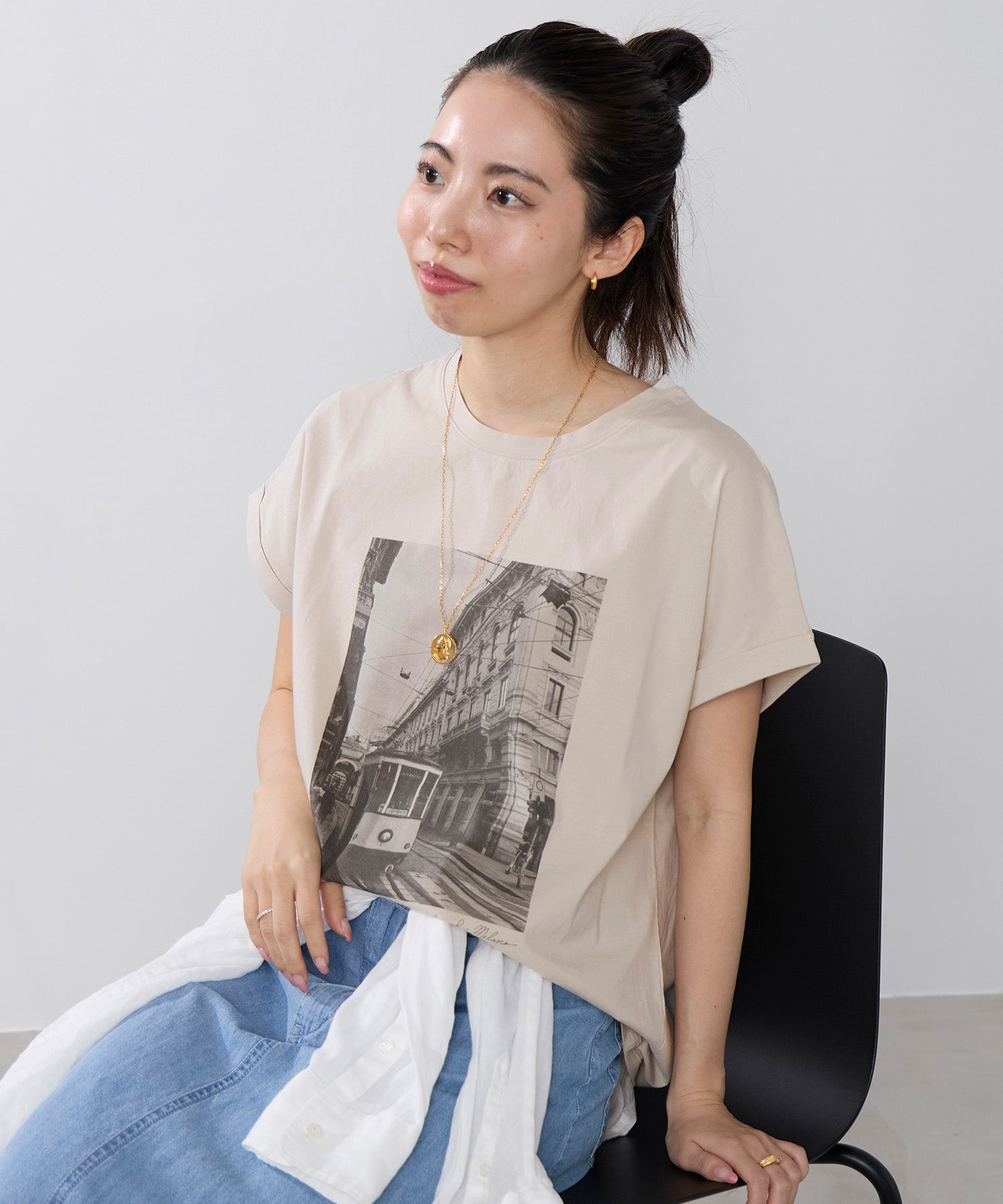接触冷感-フォトプリントT-shirt | MICA&DEAL ONLINE STORE