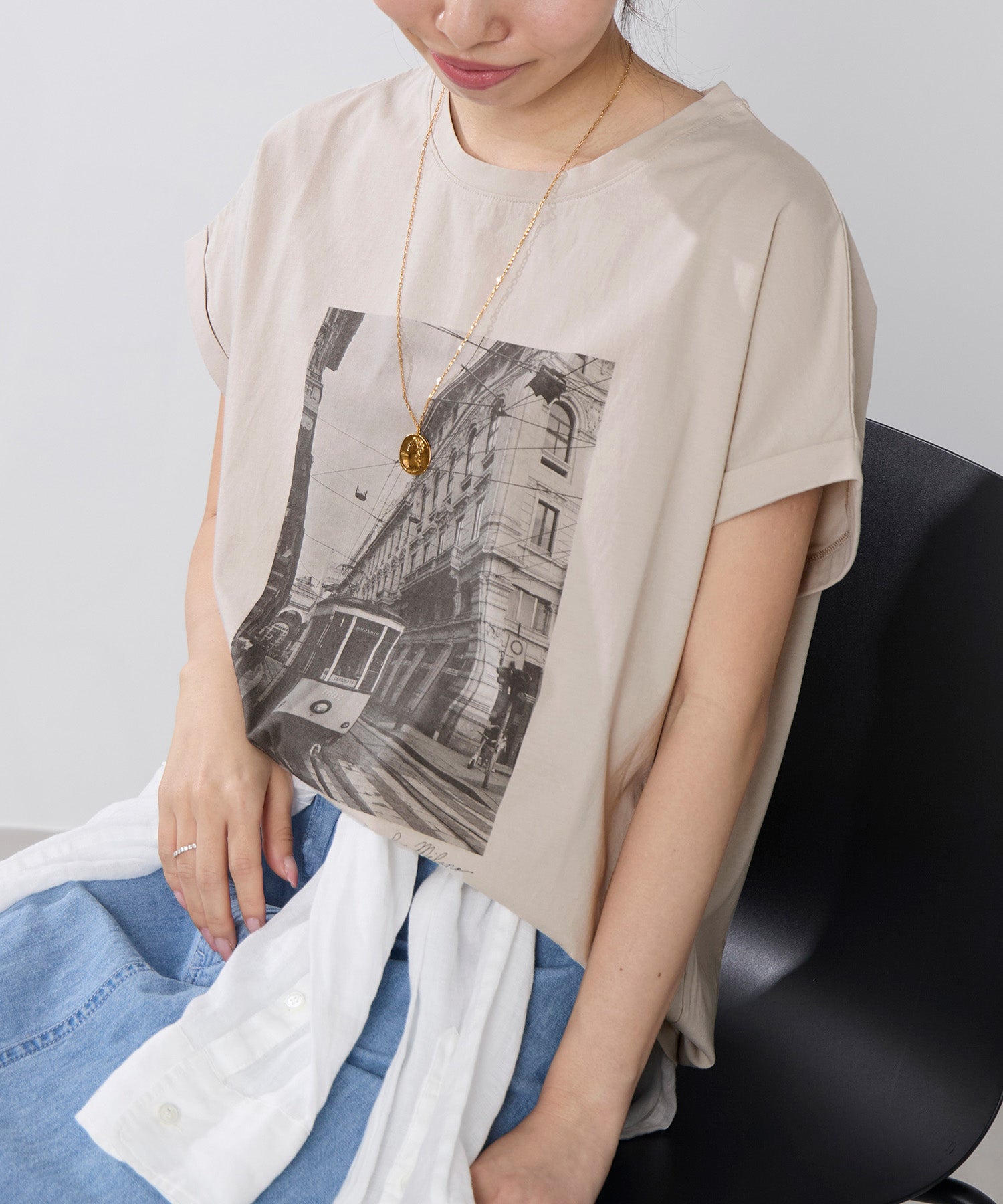接触冷感-フォトプリントT-shirt | MICA&DEAL ONLINE STORE