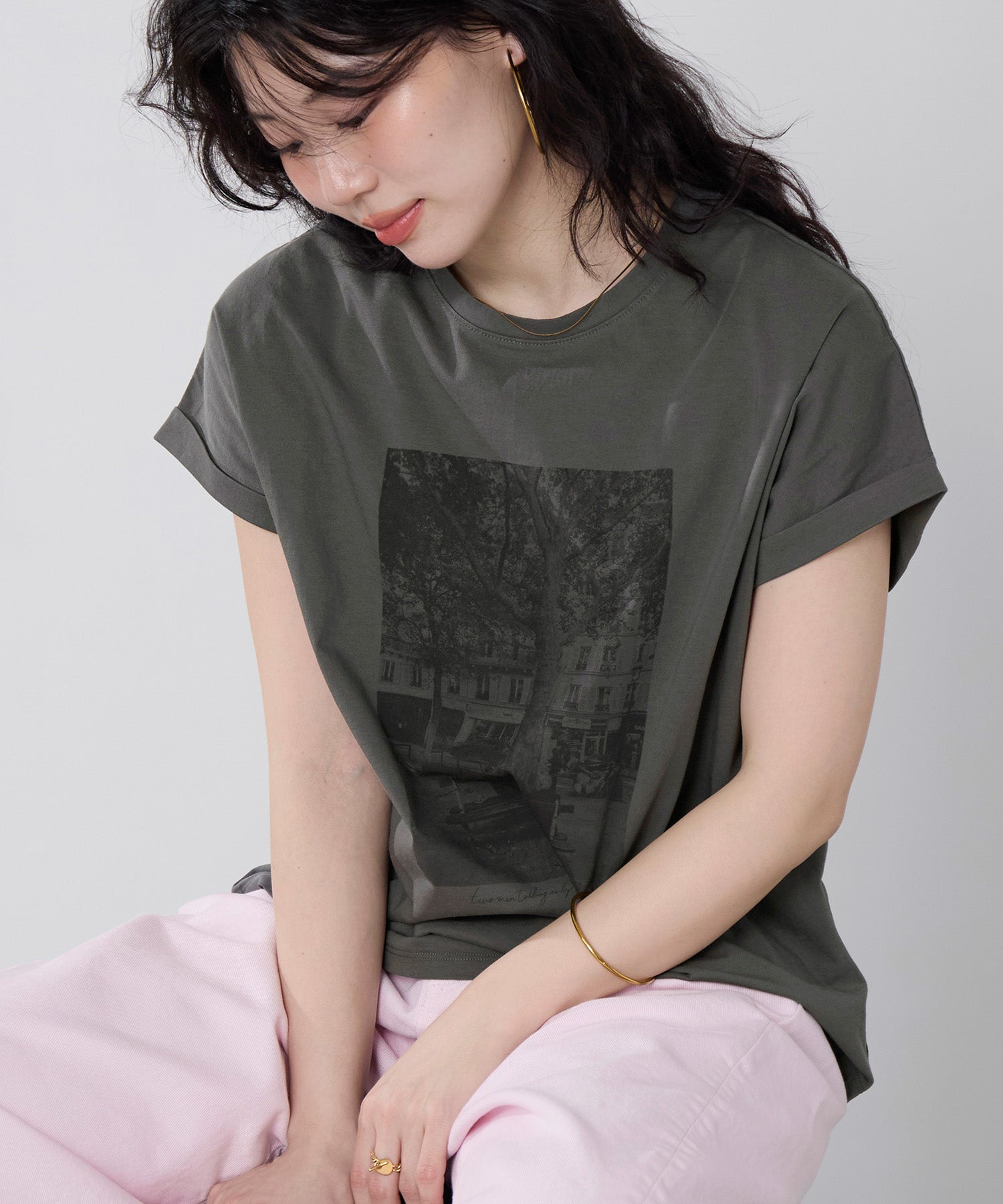 接触冷感-フォトプリントT-shirt | MICA&DEAL ONLINE STORE