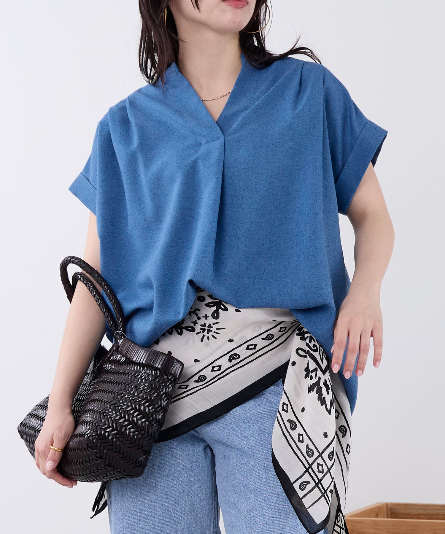 TIME SALE 40%off]タックショルダーブラウス | MICA&DEAL ONLINE STORE