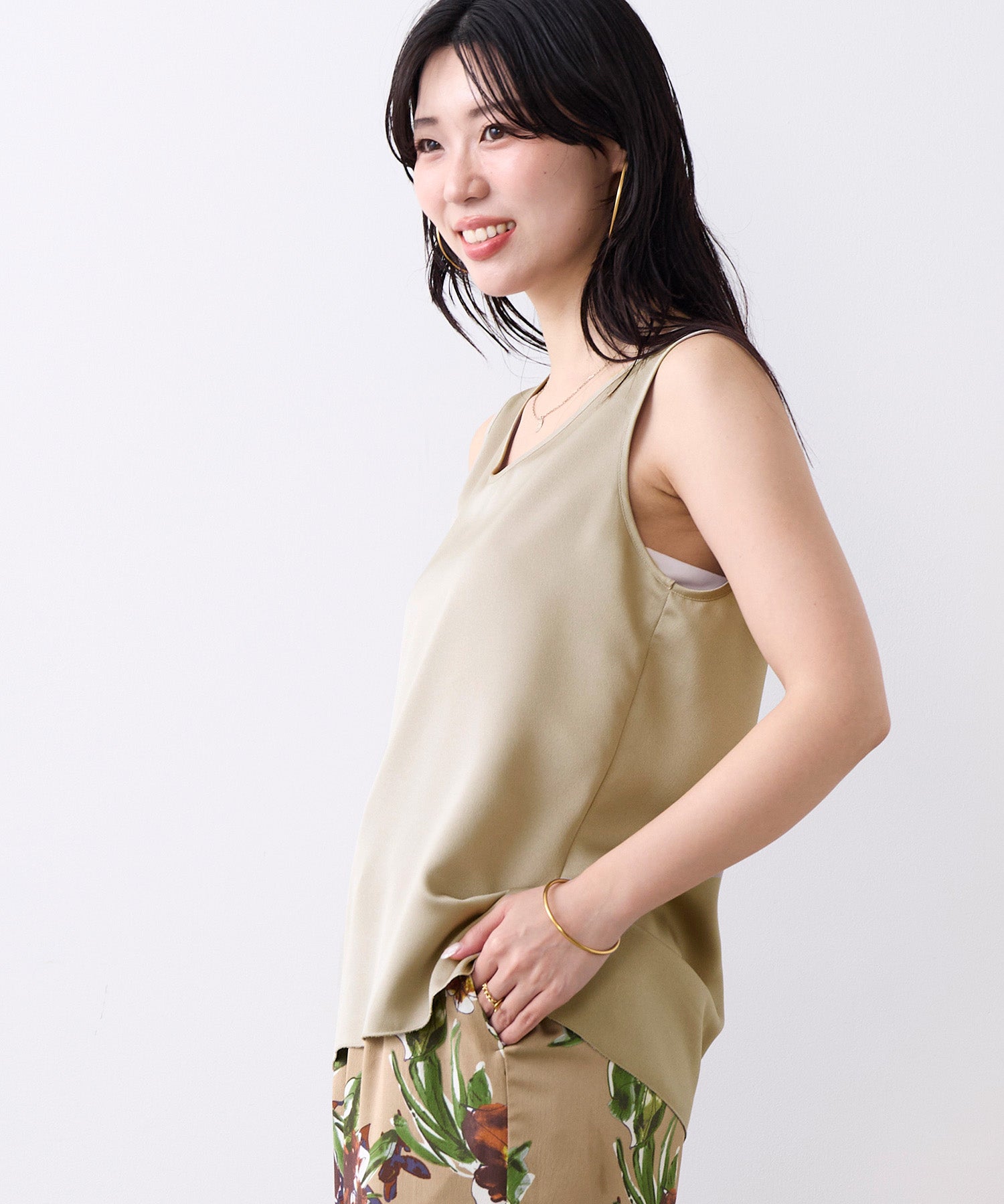 サテンタンクトップ | MICA&DEAL ONLINE STORE