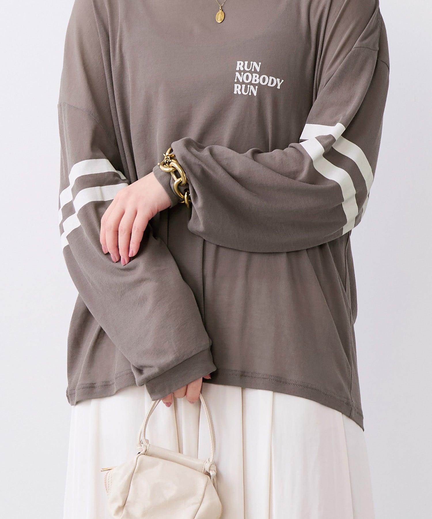 St.Johns 3rd club シアーロングスリーブTシャツ グレー FREE St.Johns 3rd club セントジョンズサードクラブ 別注 シアーLong-T