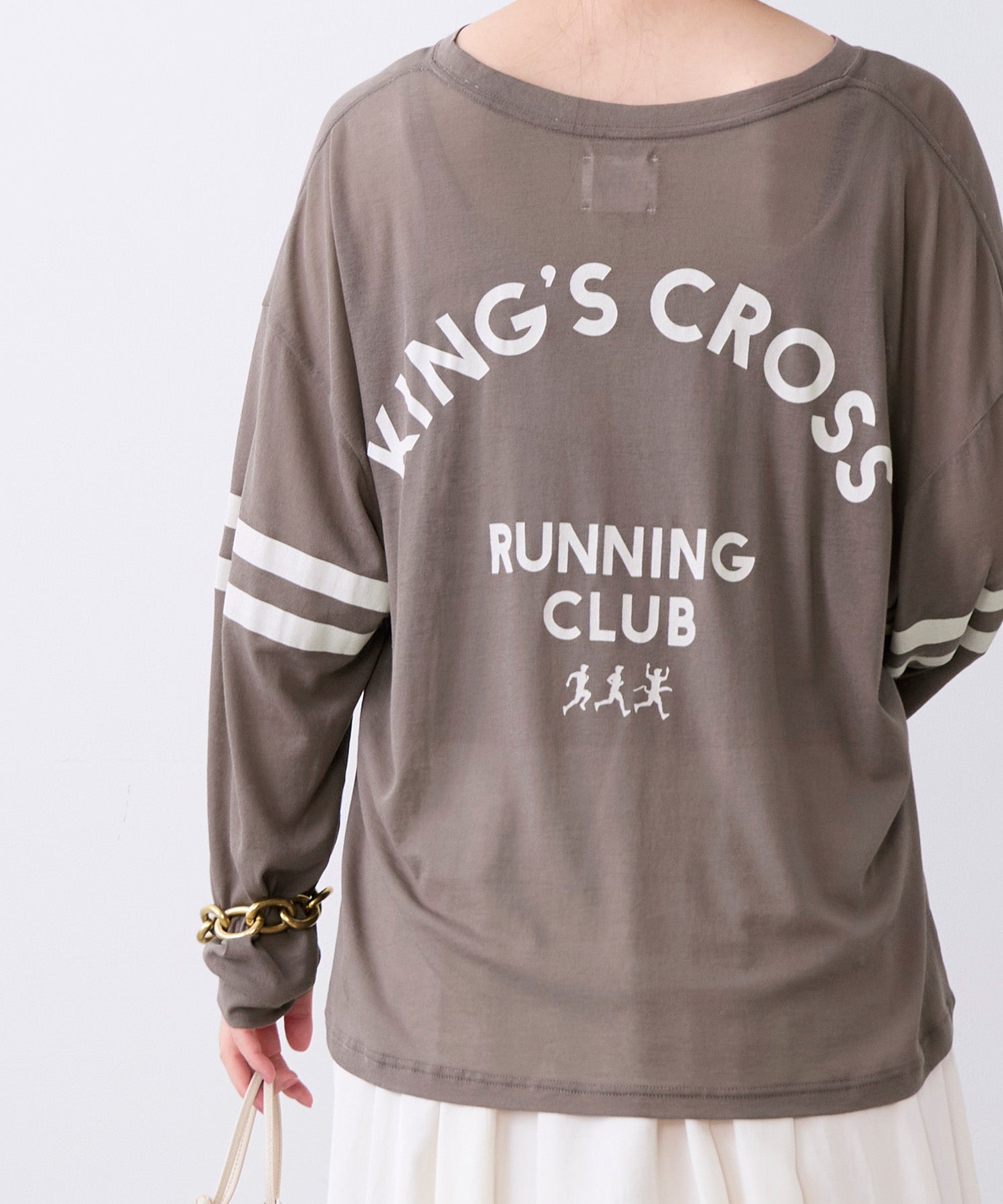 St.Johns 3rd club シアーロングスリーブTシャツ グレー FREE St.Johns 3rd club セントジョンズサードクラブ 別注 シアーLong-T