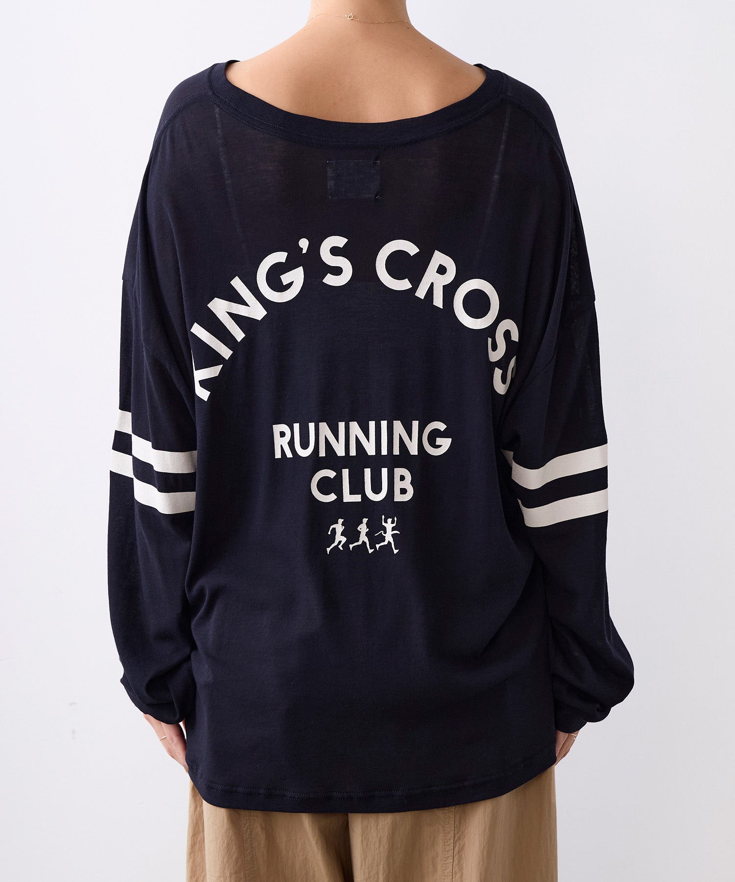 【St.Johns3rdclub】フランクリンセントラル シアー長袖Tシャツ ブランド古着】St.Johns 3rd club / セントジョンズザードクラブ SJ24