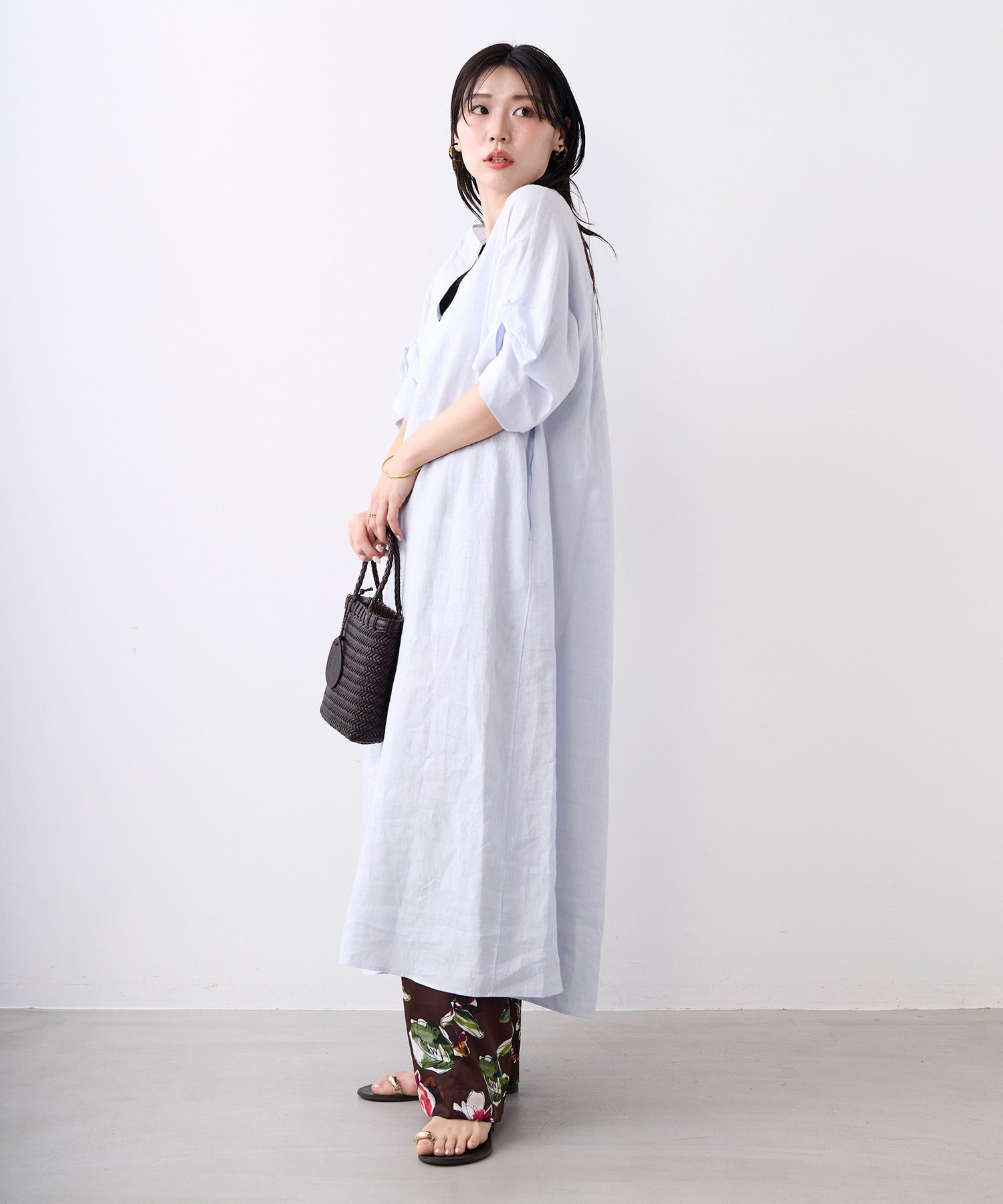 TICCA】リネンツイストスリーブワンピース | MICA&DEAL ONLINE STORE