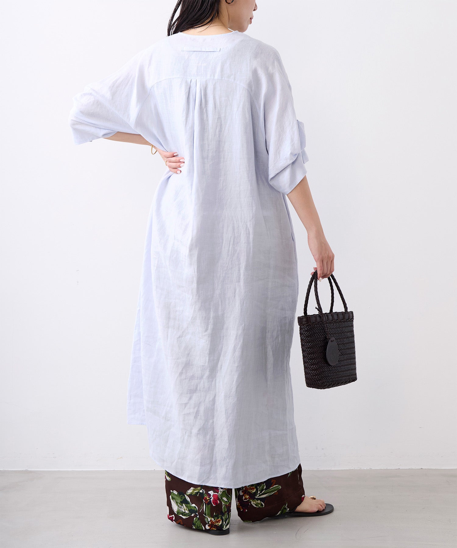 30%off]【TICCA】リネンツイストスリーブワンピース | MICA&DEAL