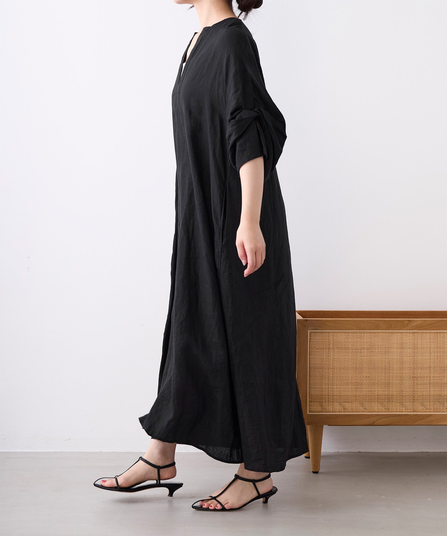 30%off]【TICCA】リネンツイストスリーブワンピース | MICA&DEAL