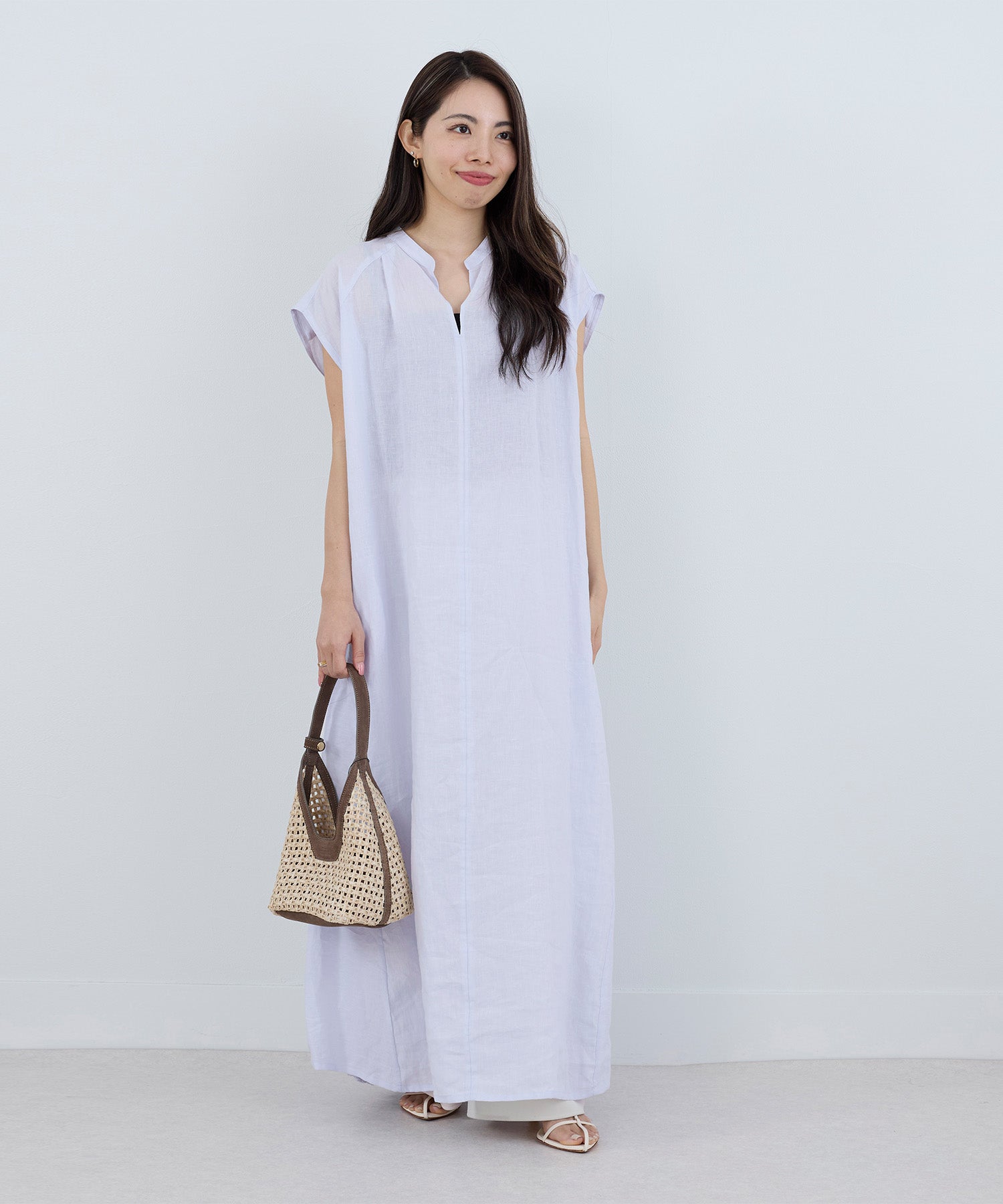 TICCA】リネンフレンチスリーブバルーンワンピース | MICA&DEAL ONLINE
