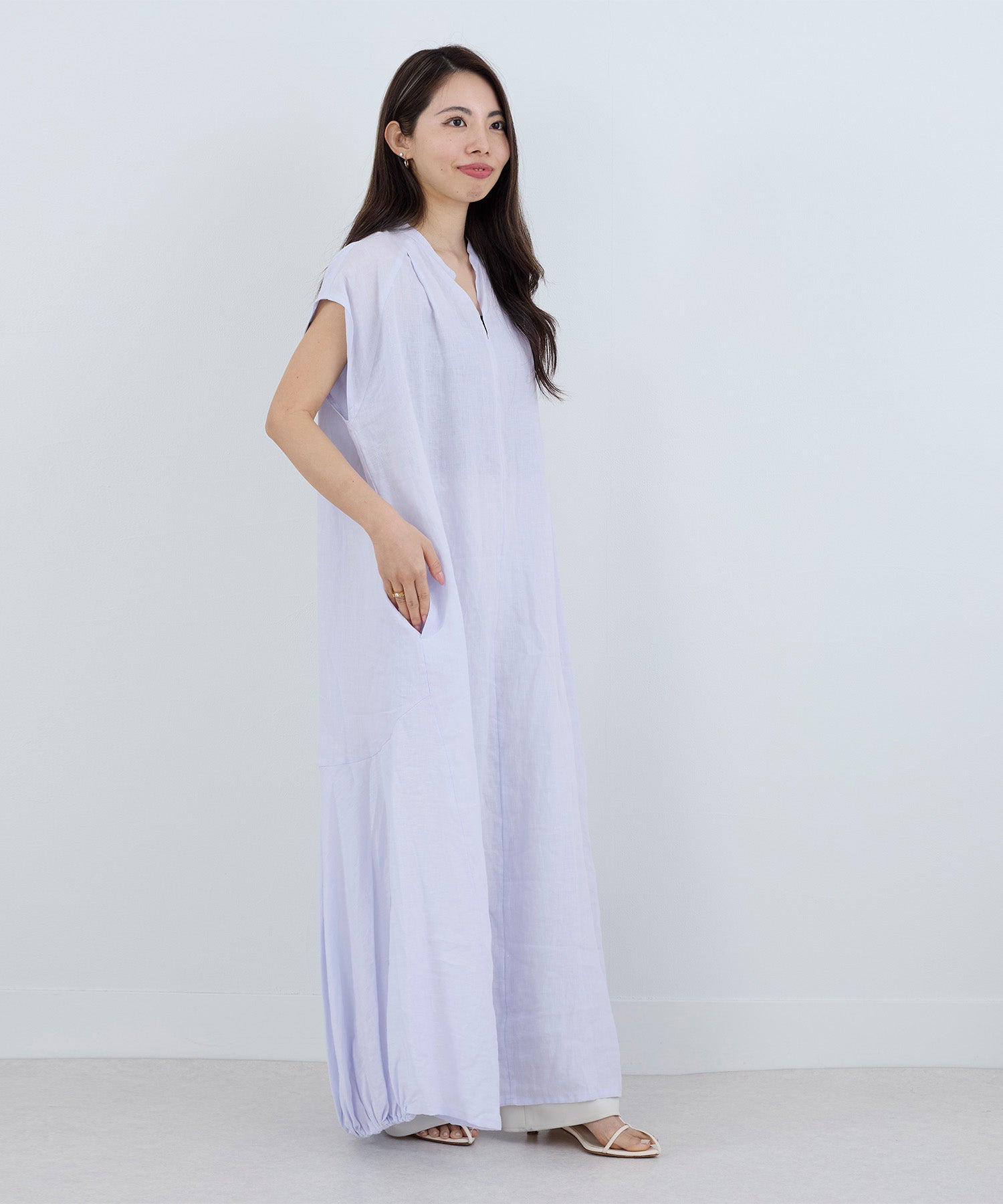 TICCA】リネンフレンチスリーブバルーンワンピース | MICA&DEAL ONLINE