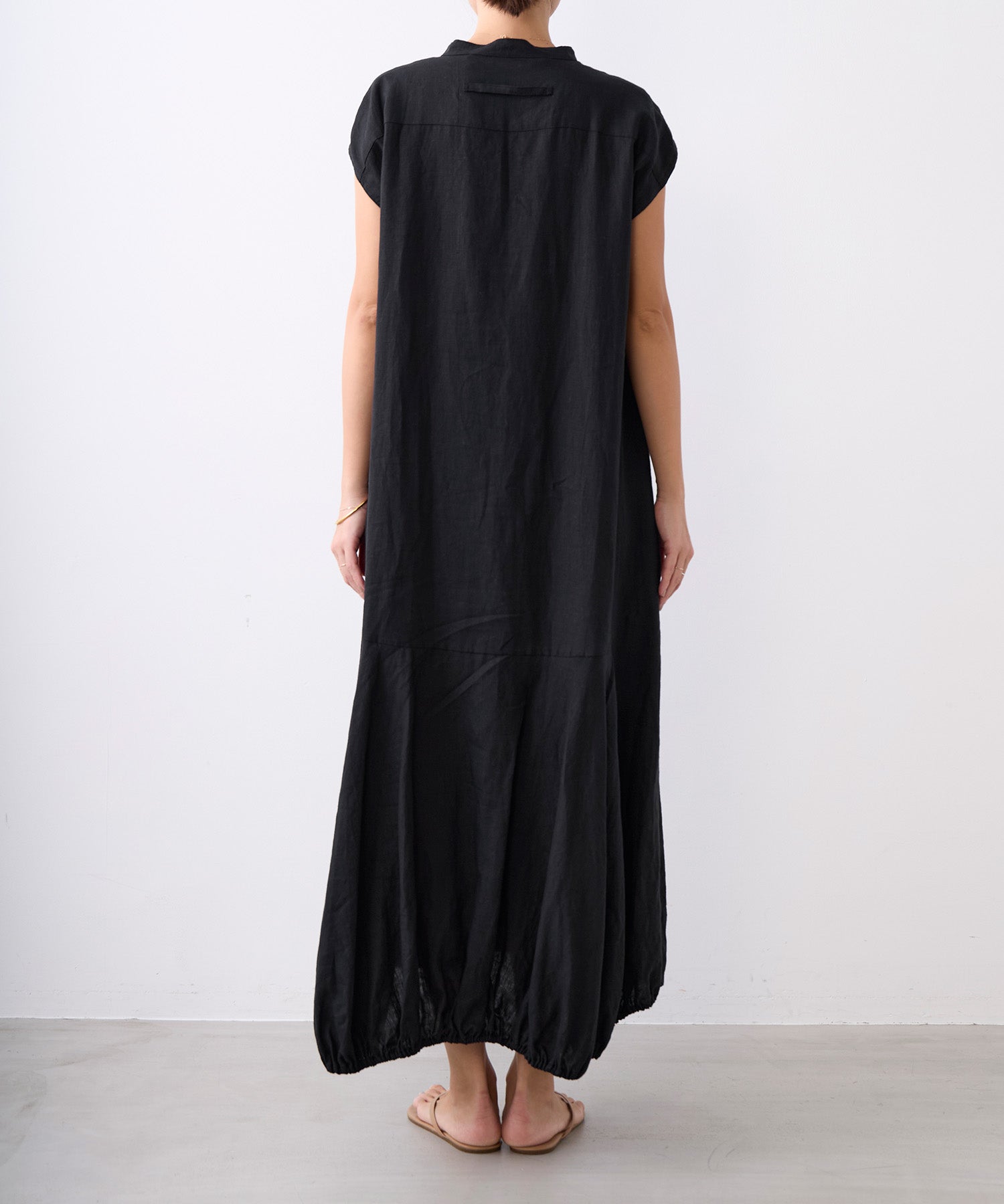 YOKOCHAN バルーンワンピース フレンチスリーブブラック 美品 ヨーコチャン ワンピース フレンチスリーブ バルーンスカート 黒
