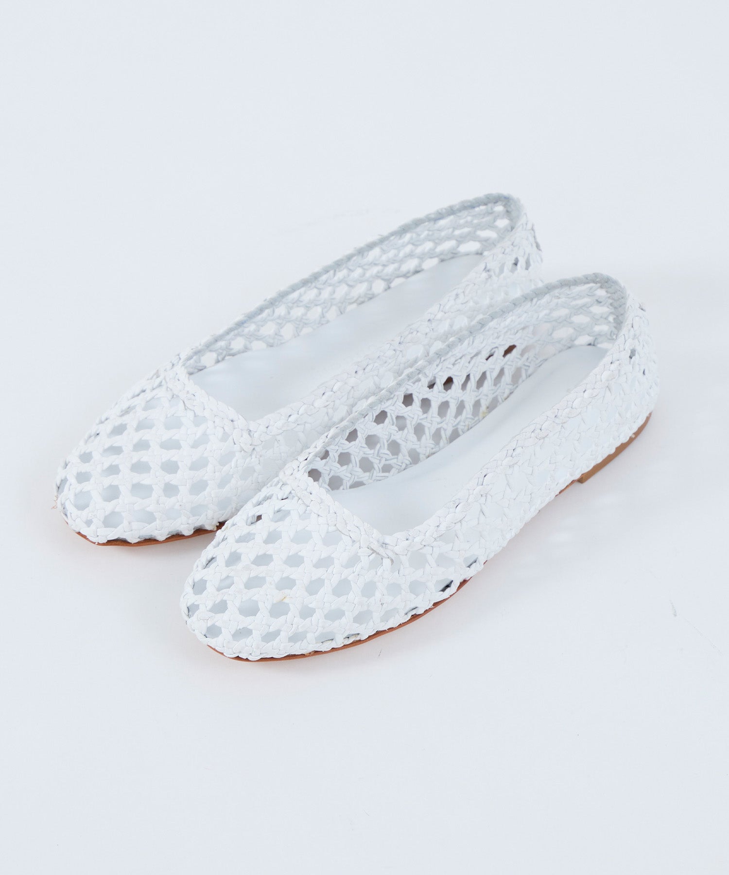 TIME SALE 40%off]【FABIO RUSCONI】メッシュフラットパンプス