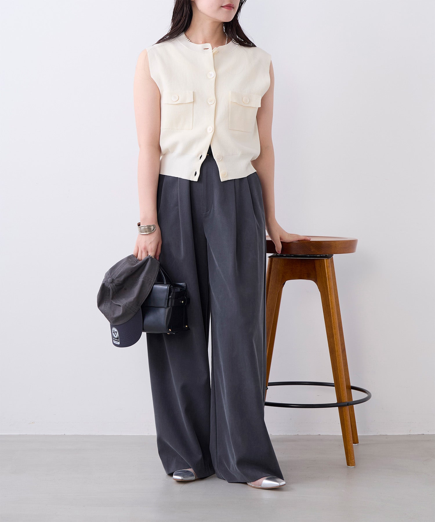 20%off]クルーネックニットベスト | MICA&DEAL ONLINE STORE