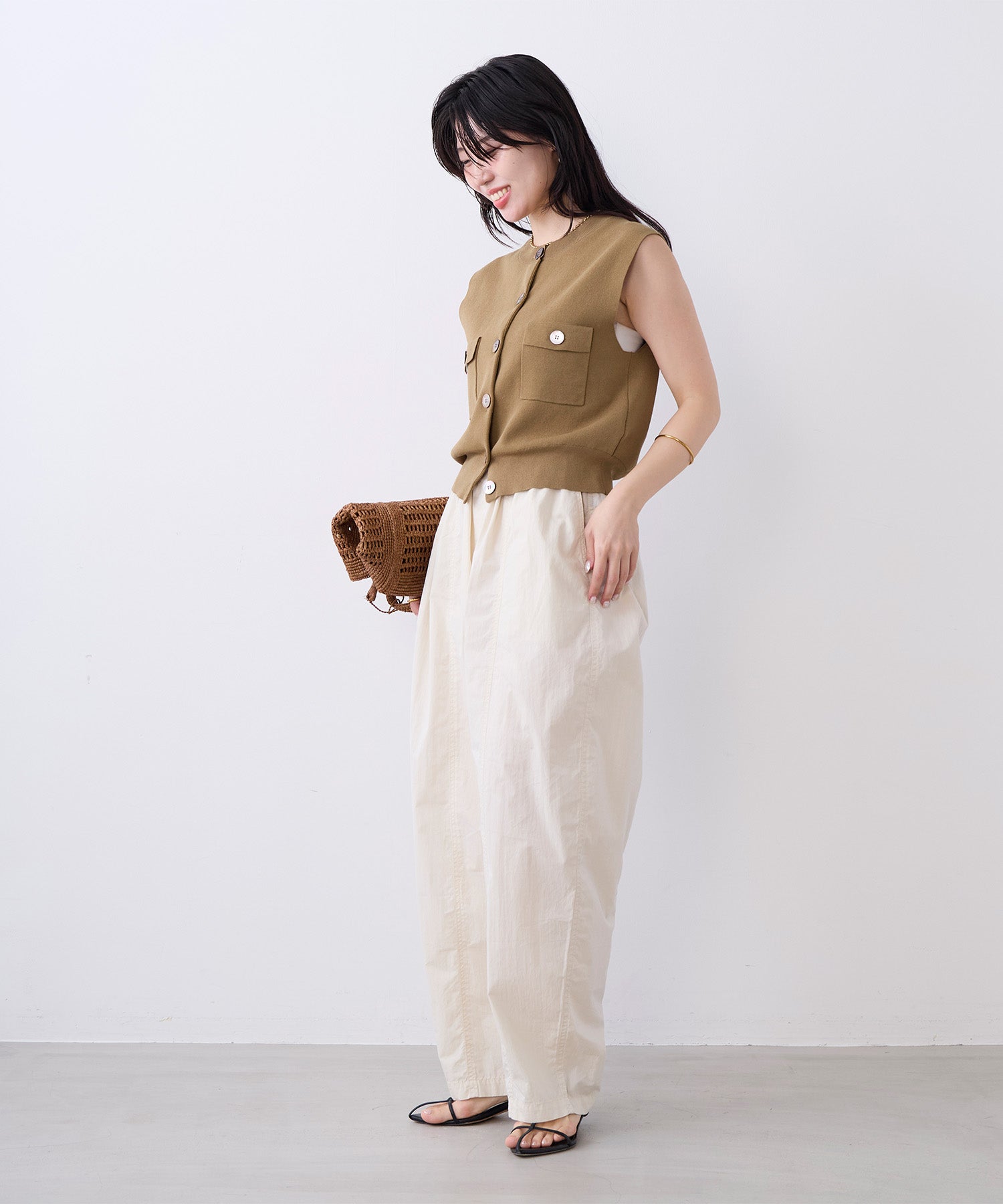 20%off]クルーネックニットベスト | MICA&DEAL ONLINE STORE