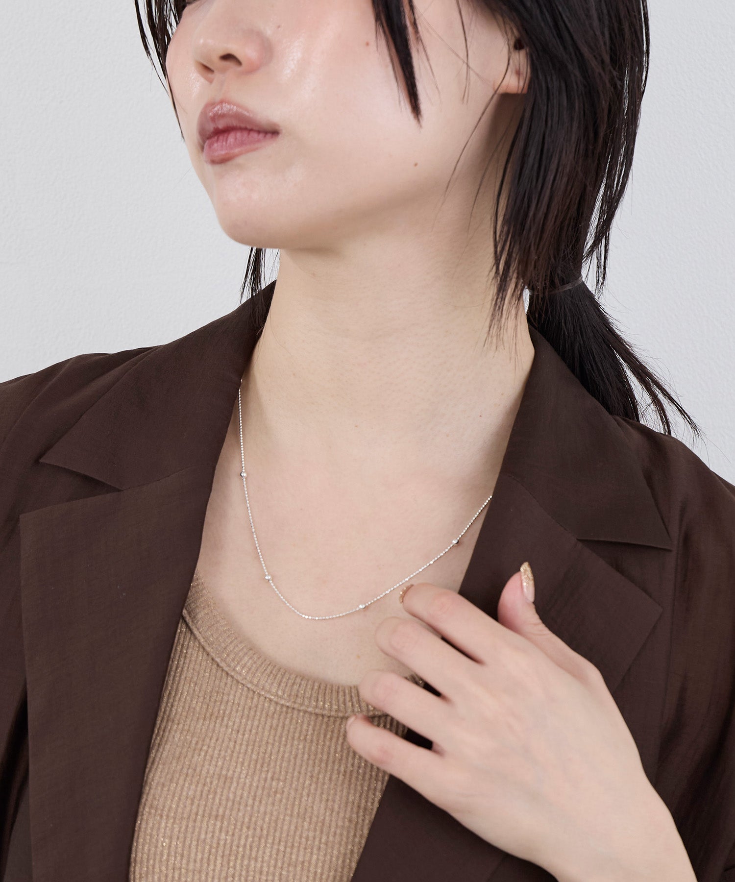 LAVER】ボールチェーンネックレス-BALL CHAIN NECKLACE | MICA&DEAL