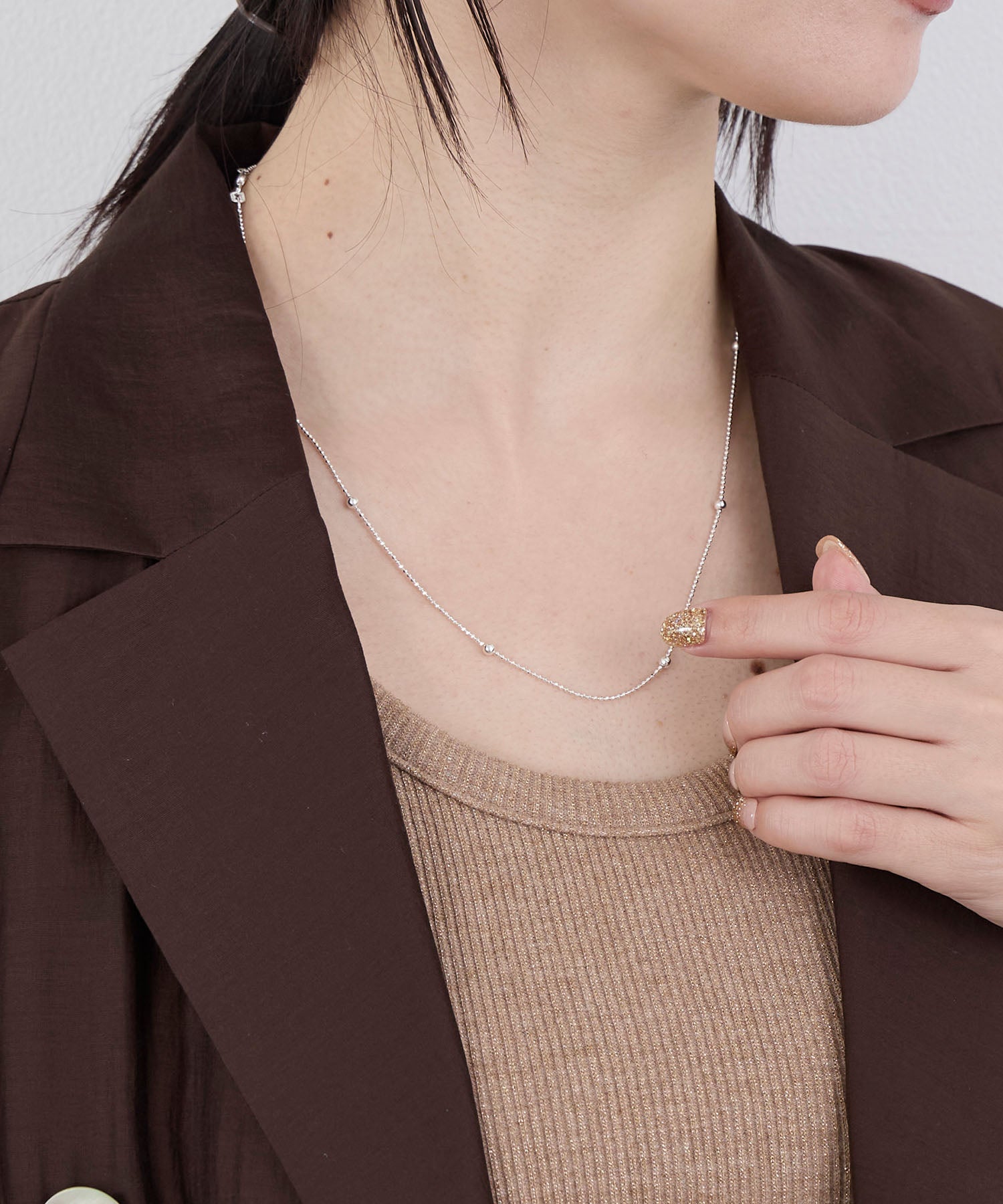 LAVER】ボールチェーンネックレス-BALL CHAIN NECKLACE | MICA&DEAL