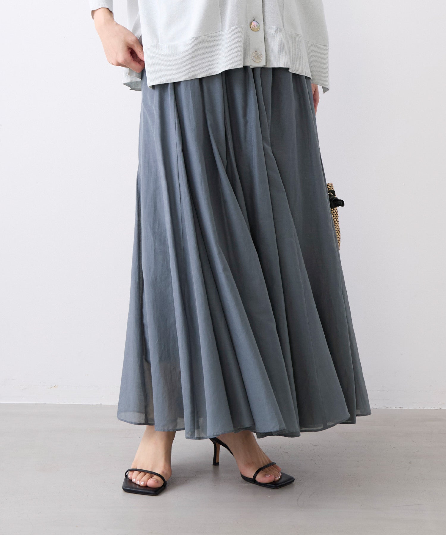 TIME SALE 40%off]ライトフレアロングスカート | MICA&DEAL ONLINE STORE