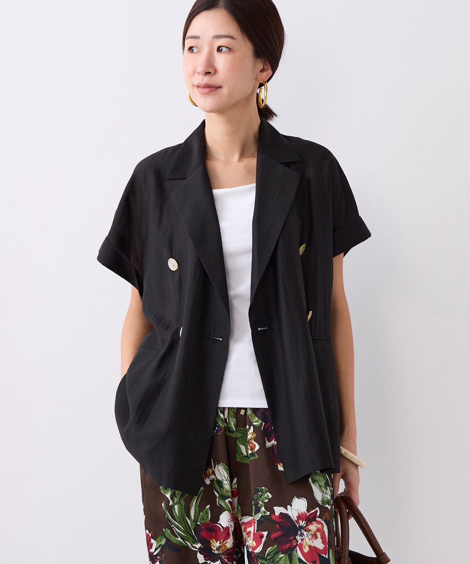 ハーフスリーブシアージャケット | MICA&DEAL ONLINE STORE