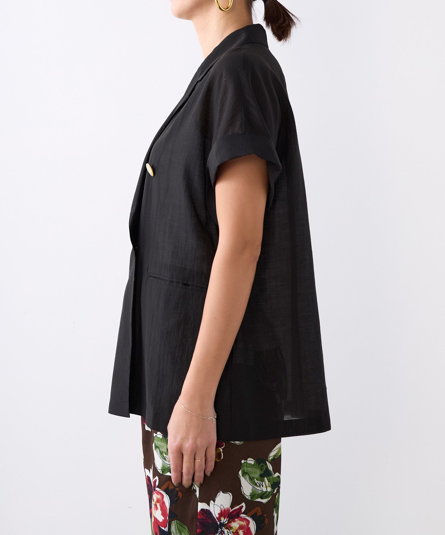 ハーフスリーブシアージャケット | MICA&DEAL ONLINE STORE