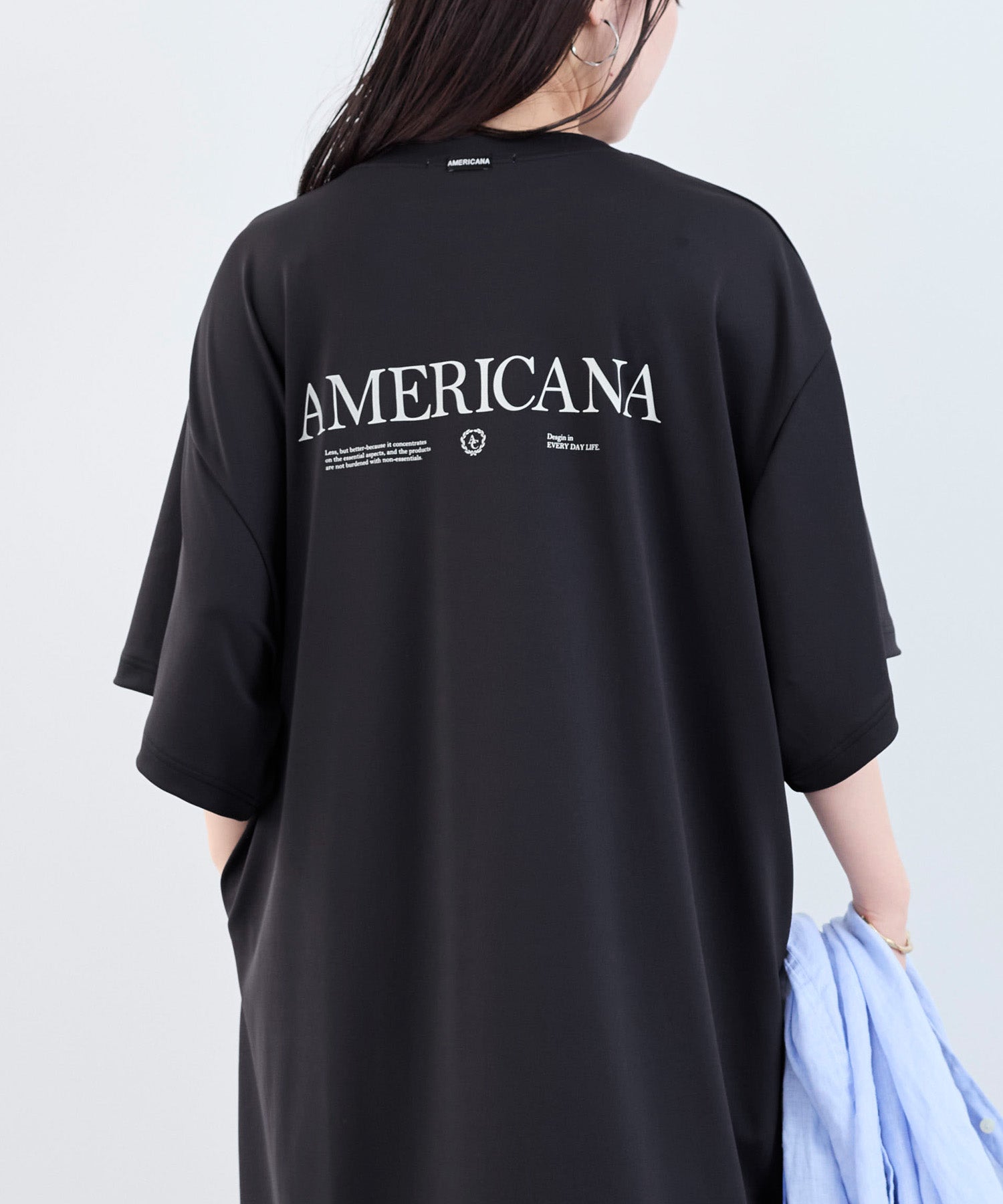 AMERICANA】別注-接触冷感 サイドスリットワンピース | MICA&DEAL