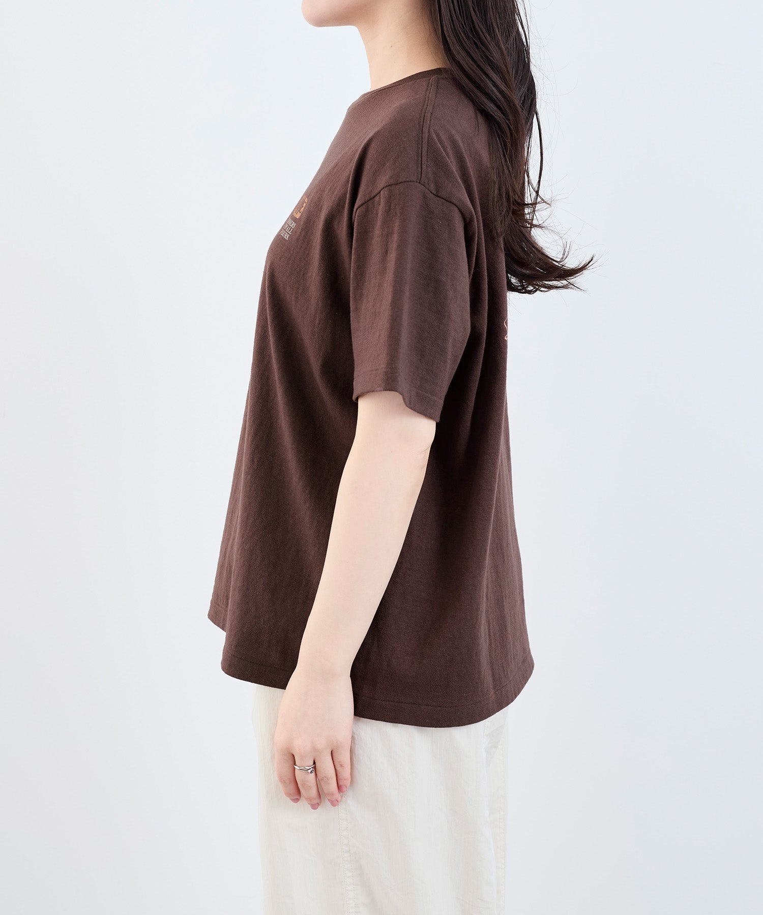 TIME SALE 30%off]【AMERICANA】別注-ラフィー丸胴 CARロゴプリントT