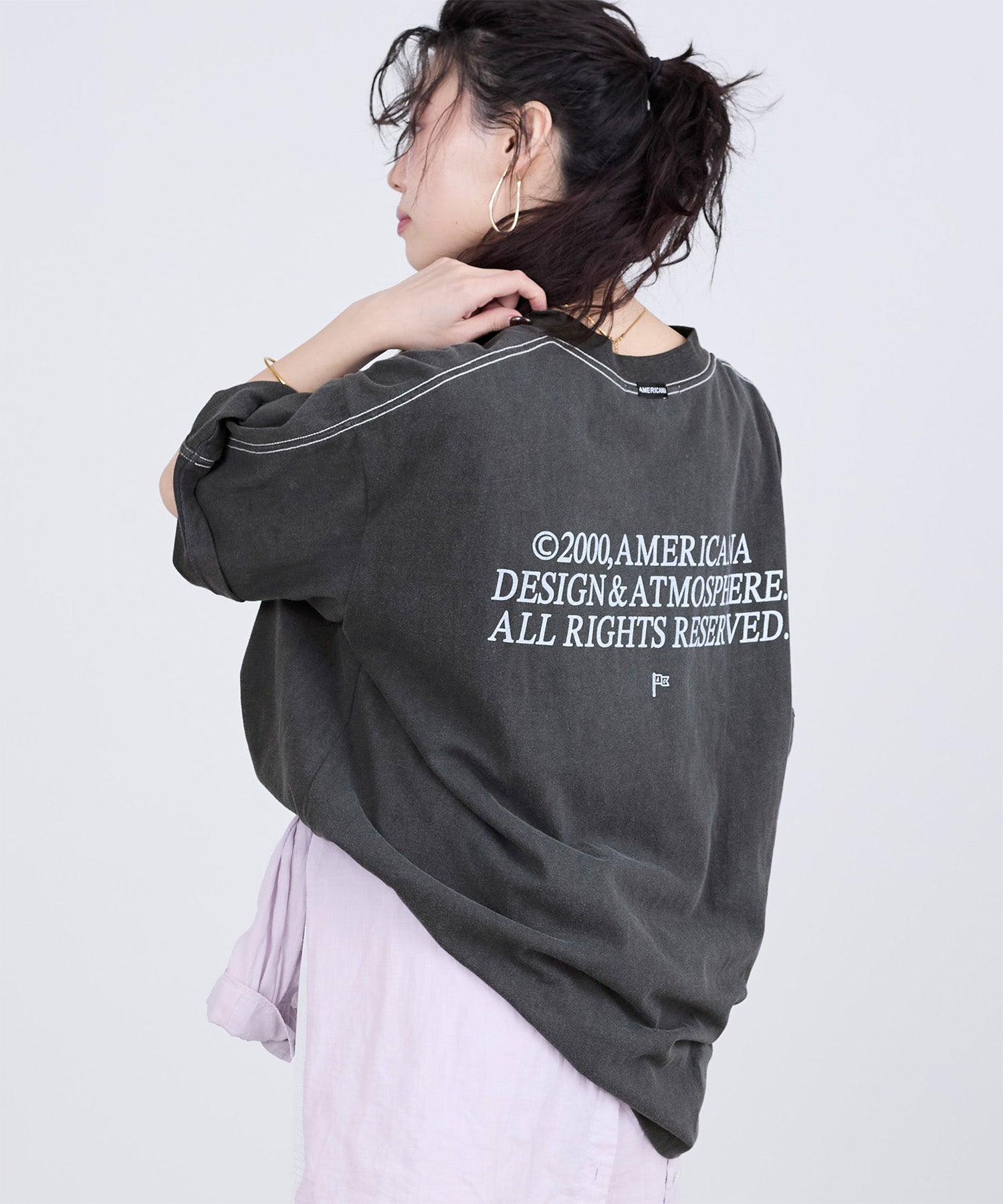 AMERICANA】別注-ビッグロゴT-shirt | MICA&DEAL ONLINE STORE