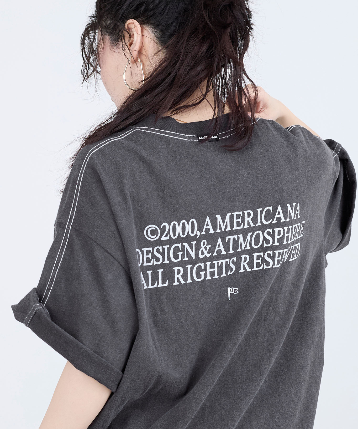 AMERICANA】別注-ビッグロゴT-shirt | MICA&DEAL ONLINE STORE