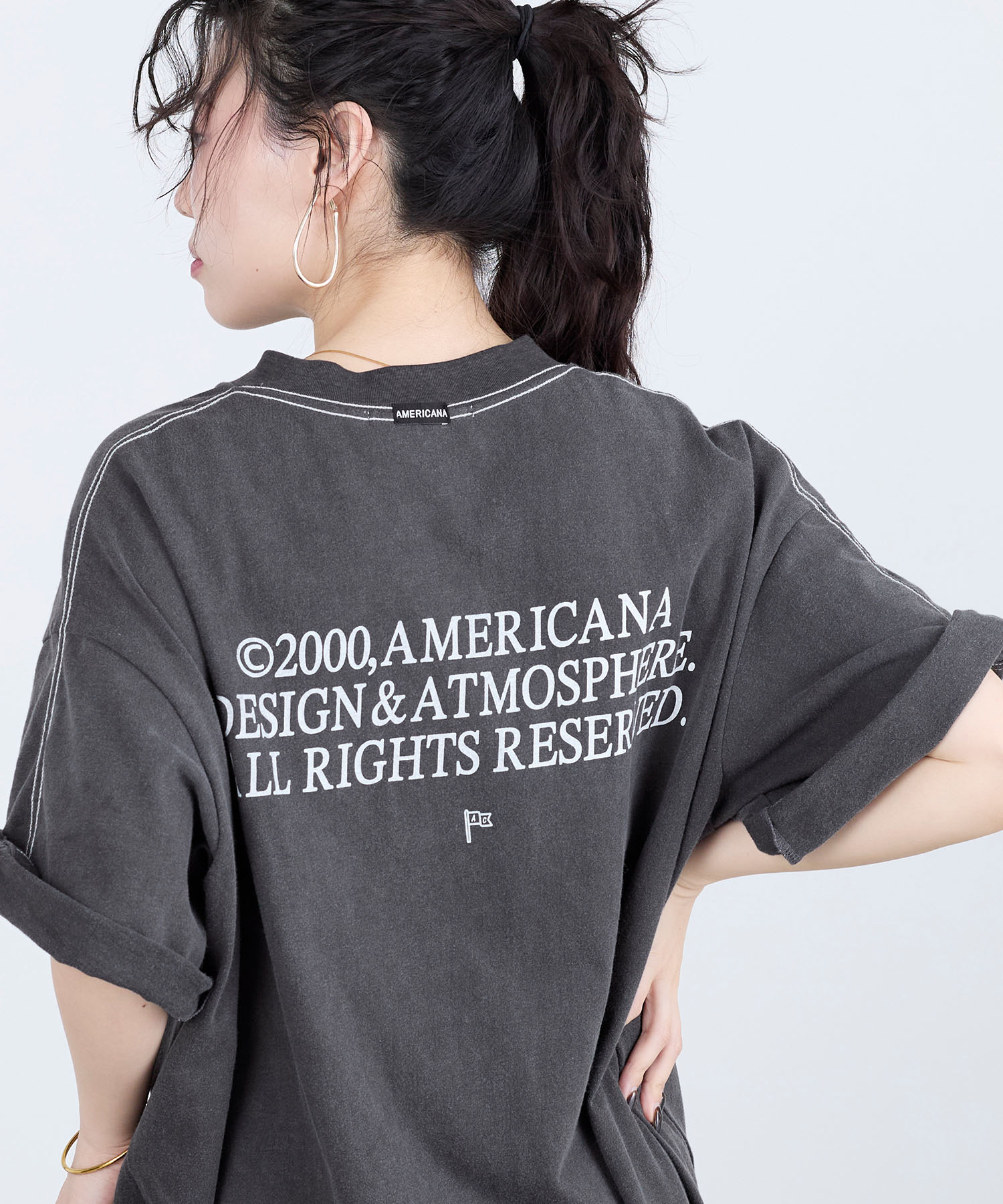 AMERICANA】別注-ビッグロゴT-shirt | MICA&DEAL ONLINE STORE