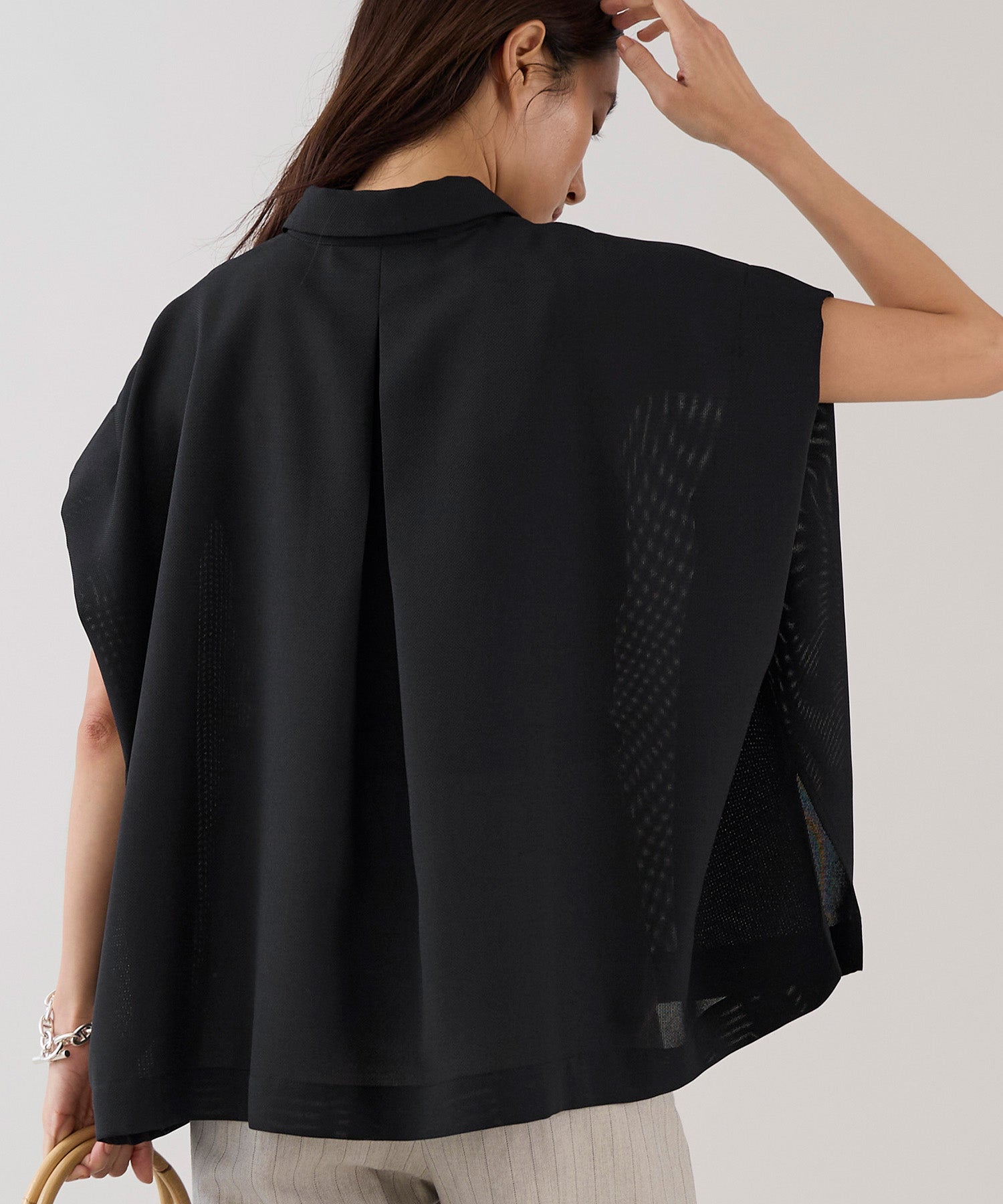 marmors】shoulder tuck flare shirt | MICA&DEAL ONLINE STORE