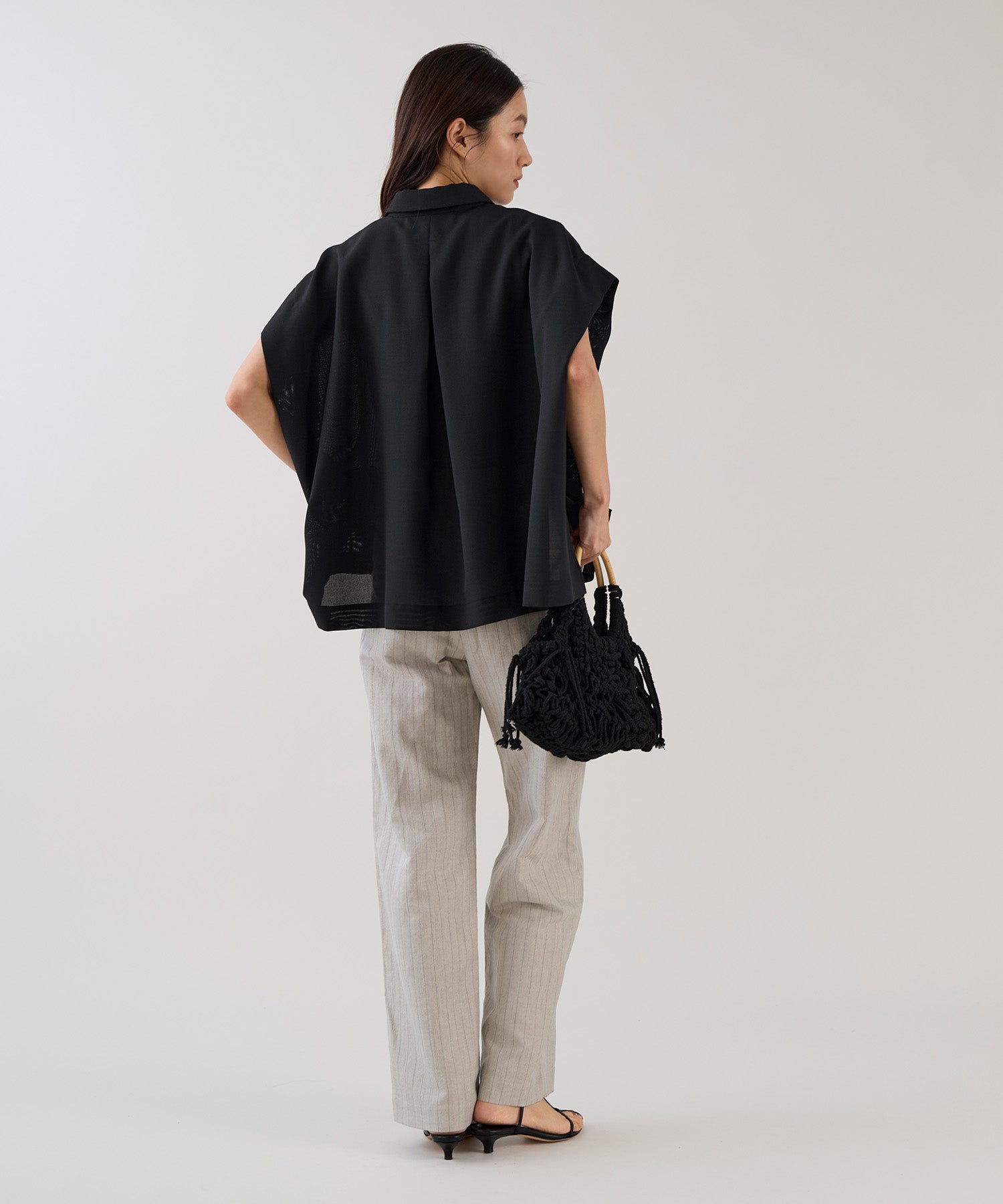 marmors】shoulder tuck flare shirt | MICA&DEAL ONLINE STORE