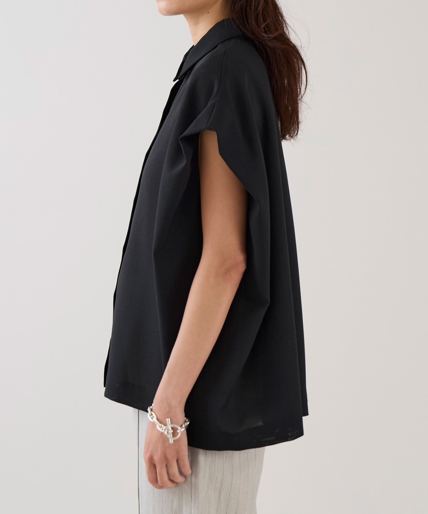 marmors】shoulder tuck flare shirt | MICA&DEAL ONLINE STORE