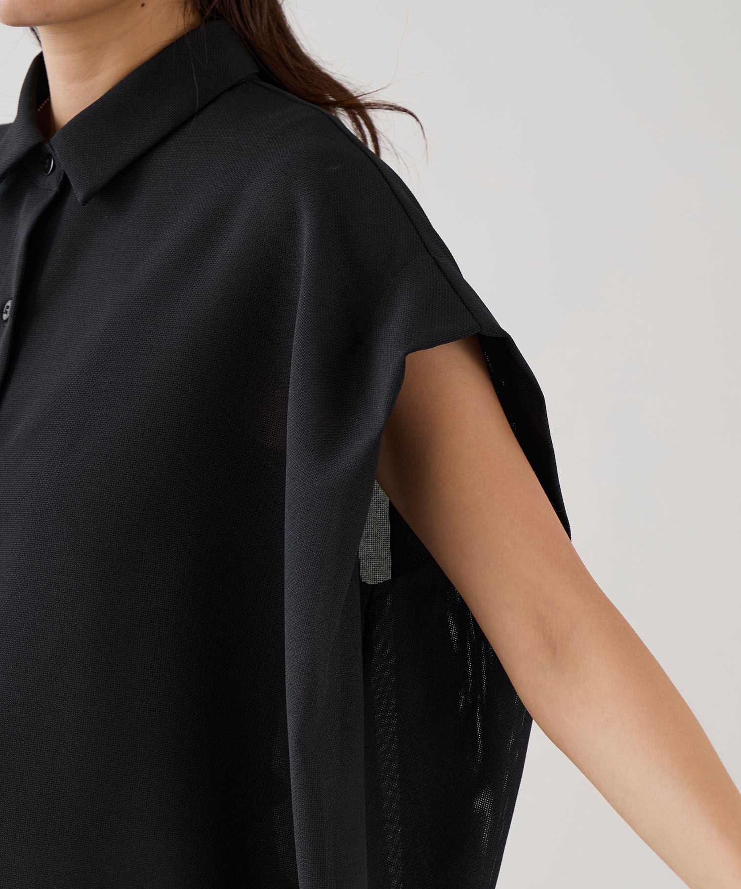 marmors】shoulder tuck flare shirt | MICA&DEAL ONLINE STORE