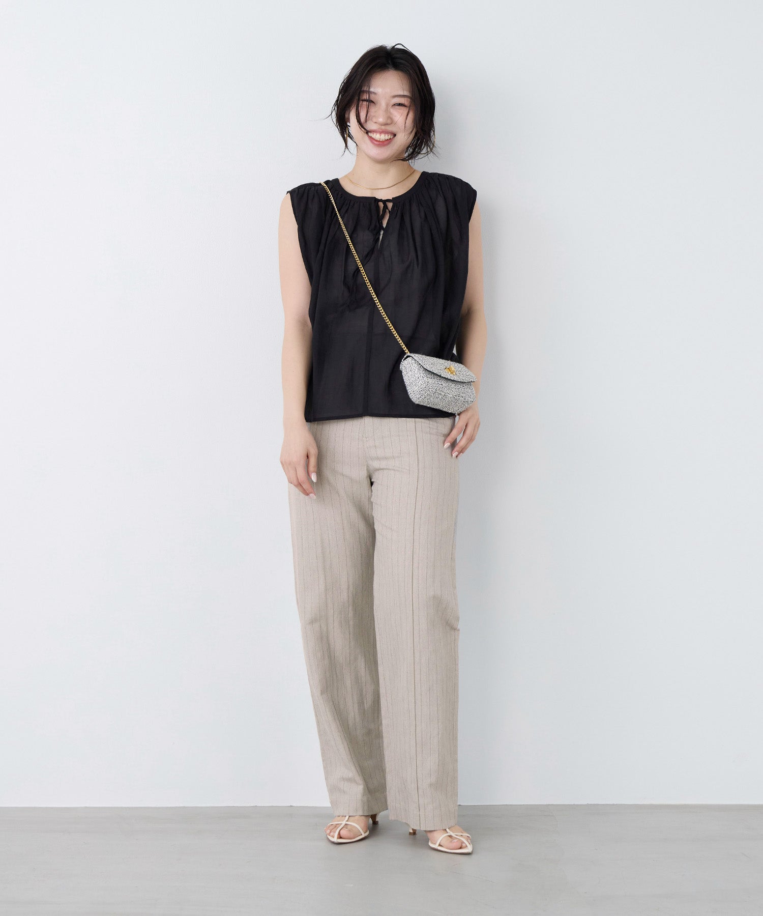normment】ギャザーブラウス-COTTON RAYONGATHER TOPS | MICA&DEAL