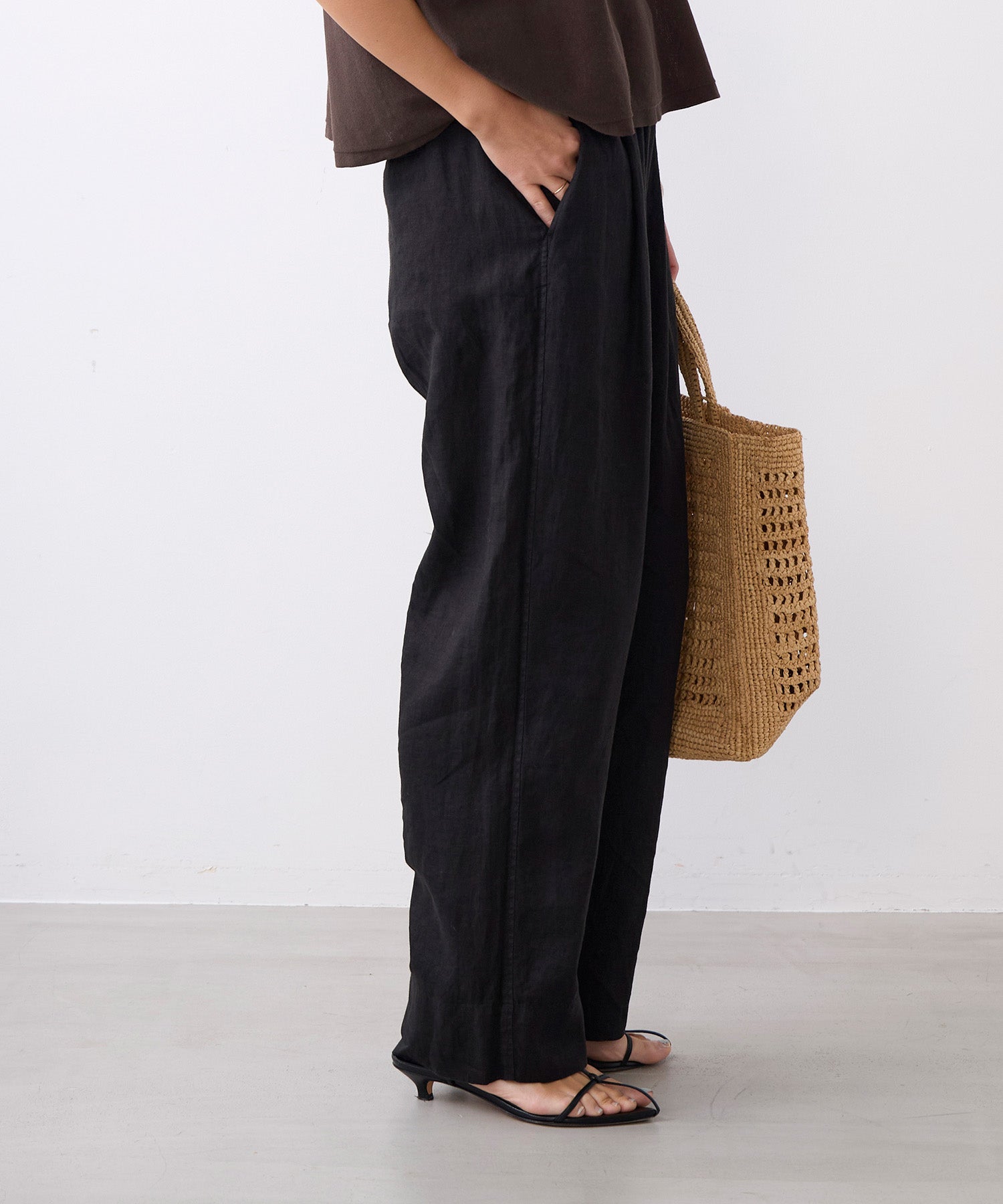 20%off]製品染めリネンイージーパンツ | MICA&DEAL ONLINE STORE