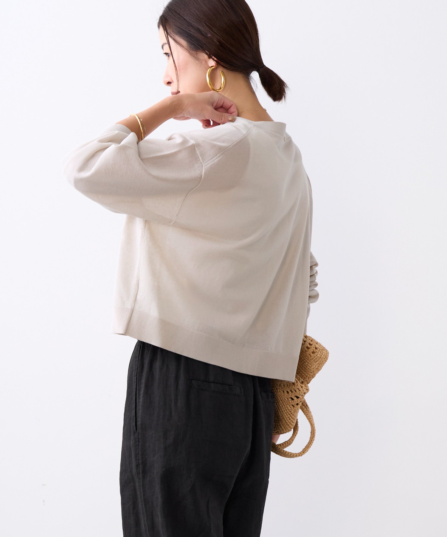 20%off]接触冷感/UVカット-Vネックショートカーディガン | MICA&DEAL