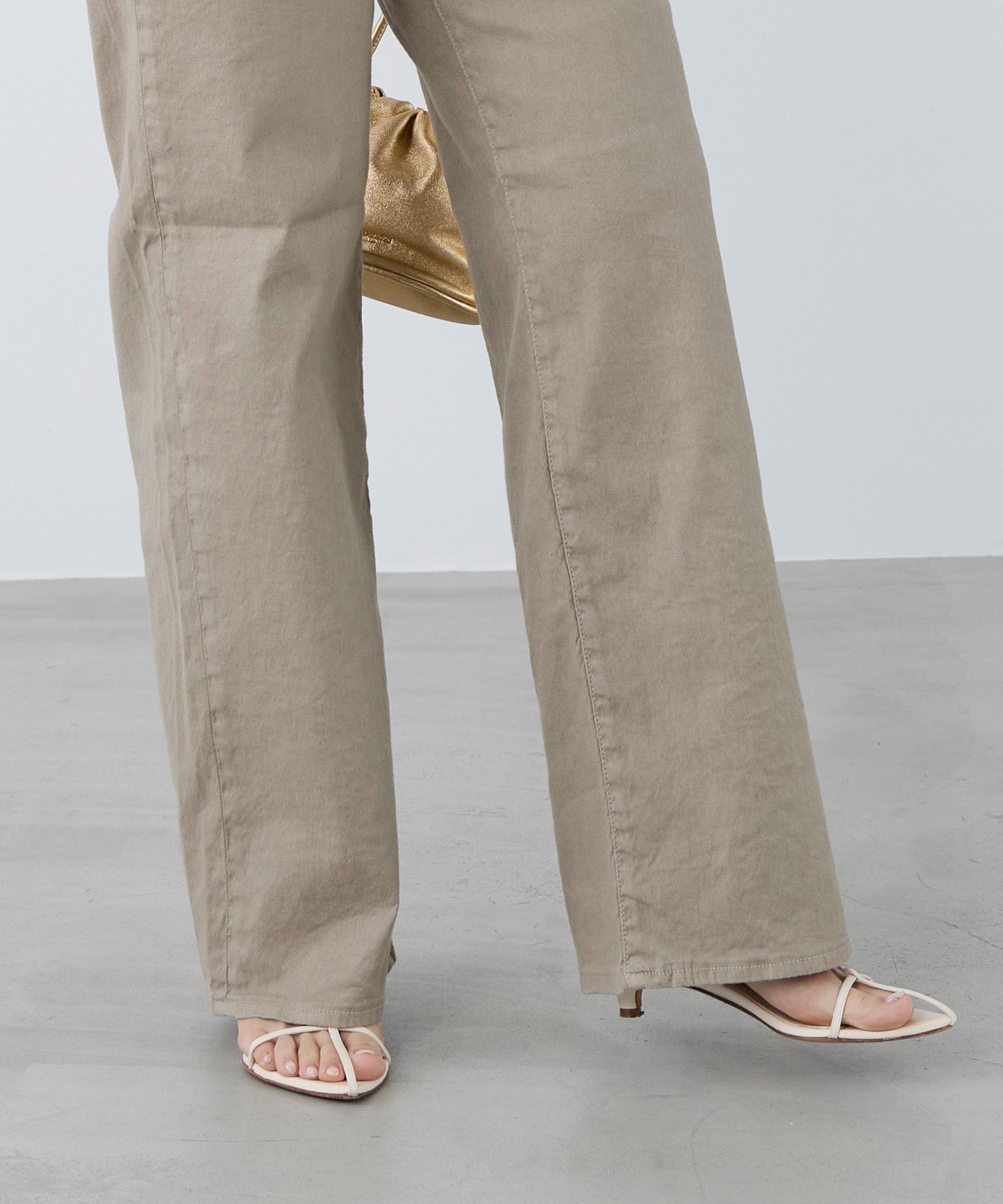 RED CARD TOKYO】35th Anniversary Wide linen-リネン混ワイド