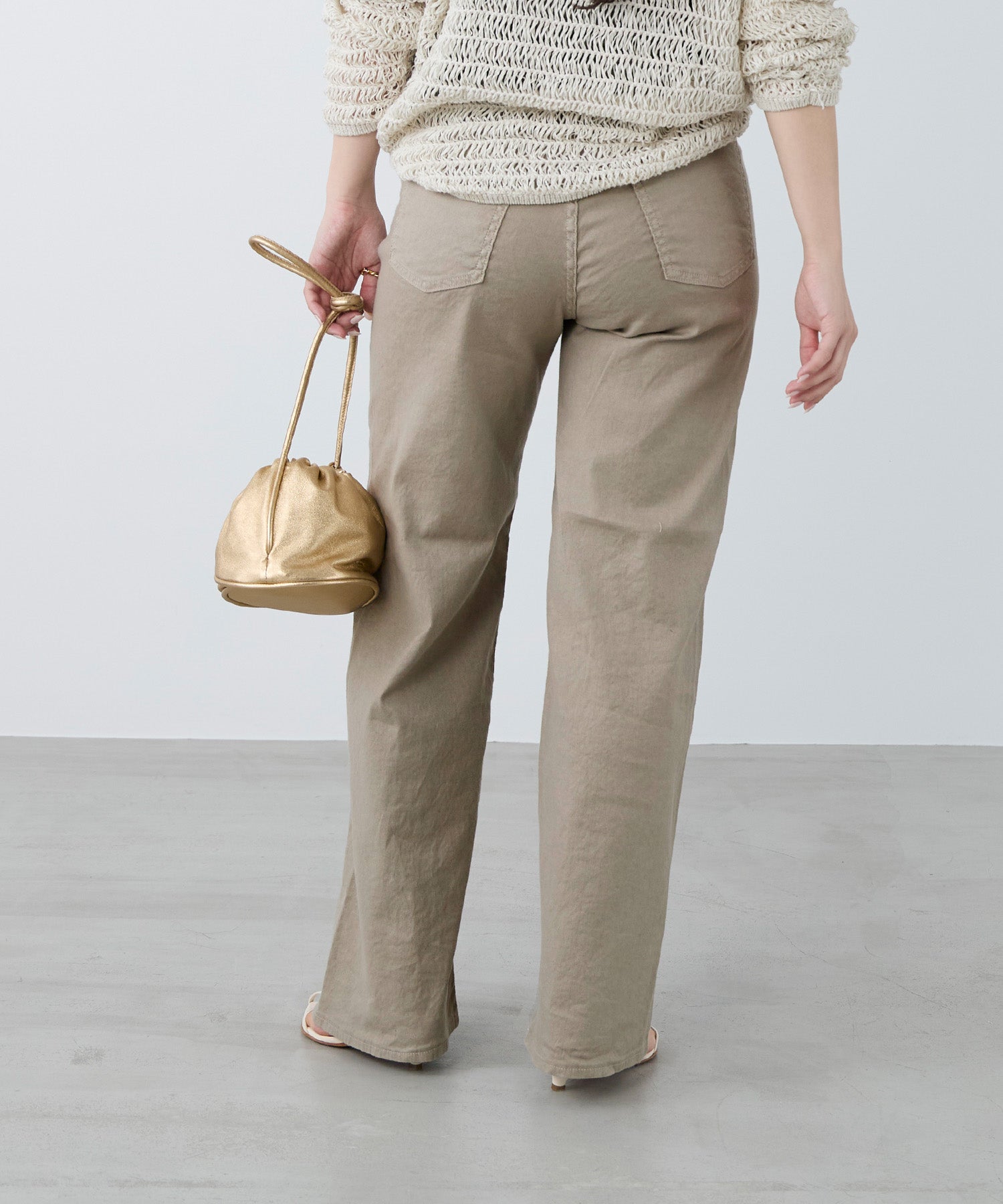 RED CARD TOKYO】35th Anniversary Wide linen-リネン混ワイド