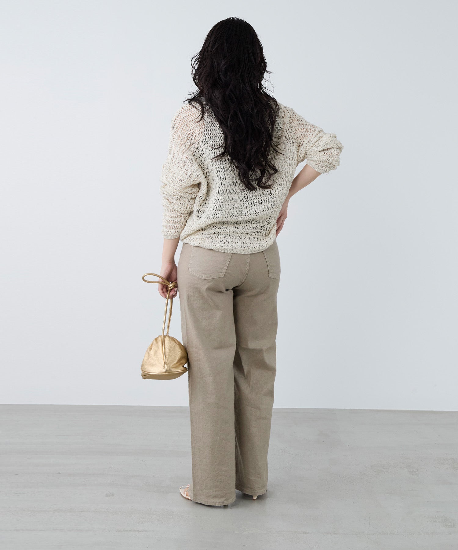 RED CARD TOKYO】35th Anniversary Wide linen-リネン混ワイド