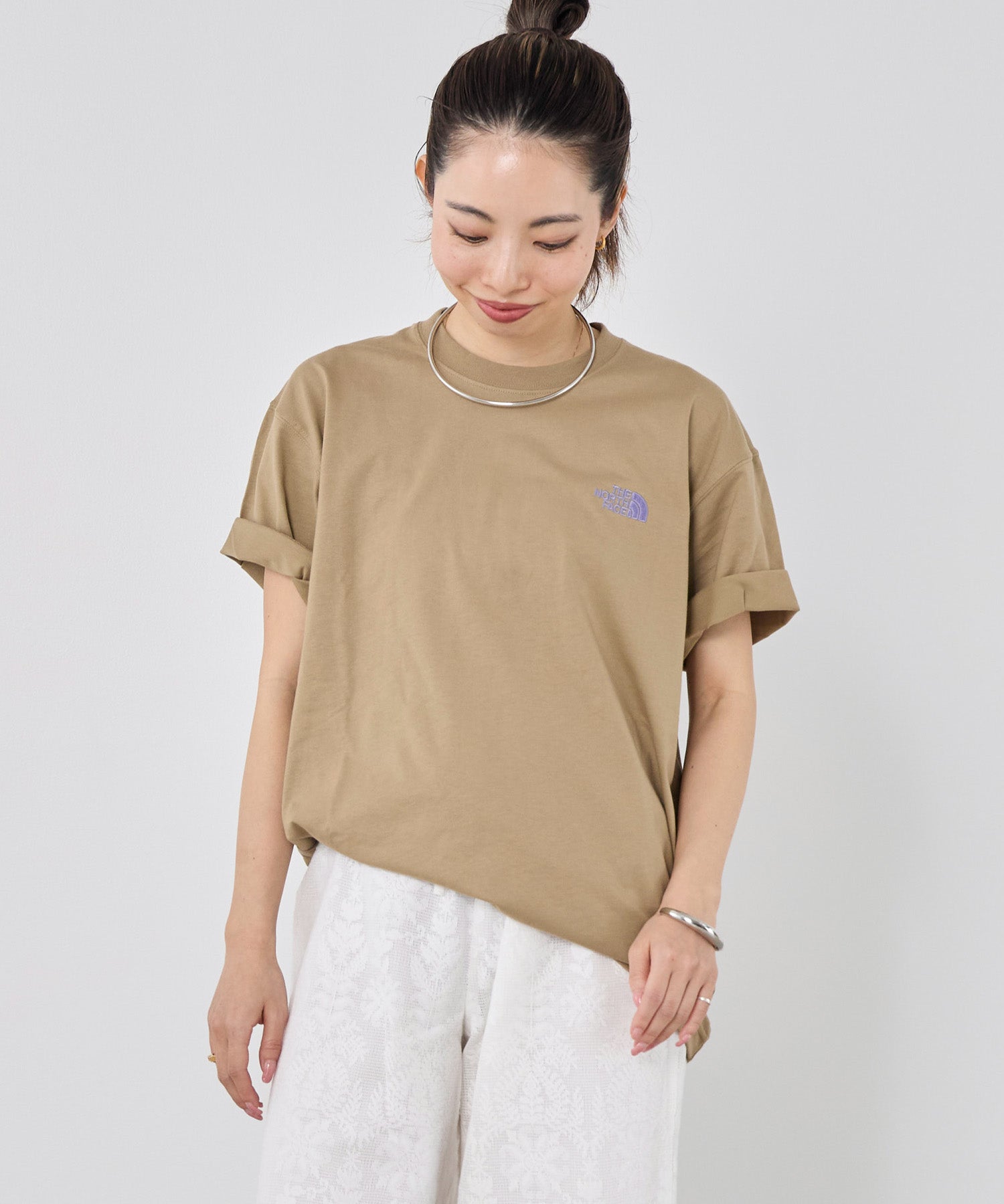 THE NORTH FACE】ショートスリーブマウンテンフラワーT-shirt-Mountain