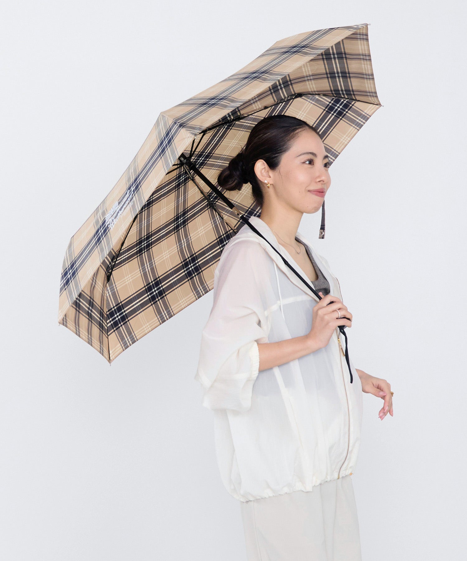 Traditional Weatherwear】晴雨兼用折りたたみ傘-AUTOMATIC FOLDING