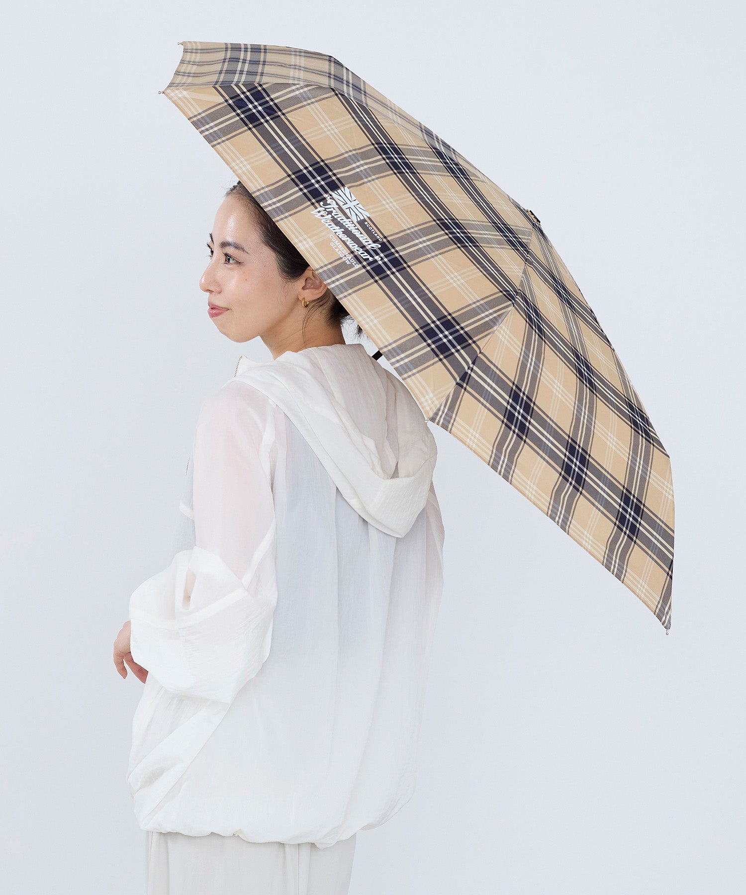 Traditional Weatherwear】晴雨兼用折りたたみ傘-AUTOMATIC FOLDING