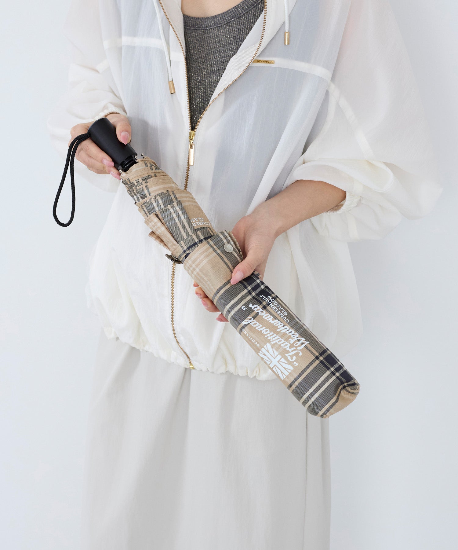Traditional Weatherwear】晴雨兼用折りたたみ傘-AUTOMATIC FOLDING