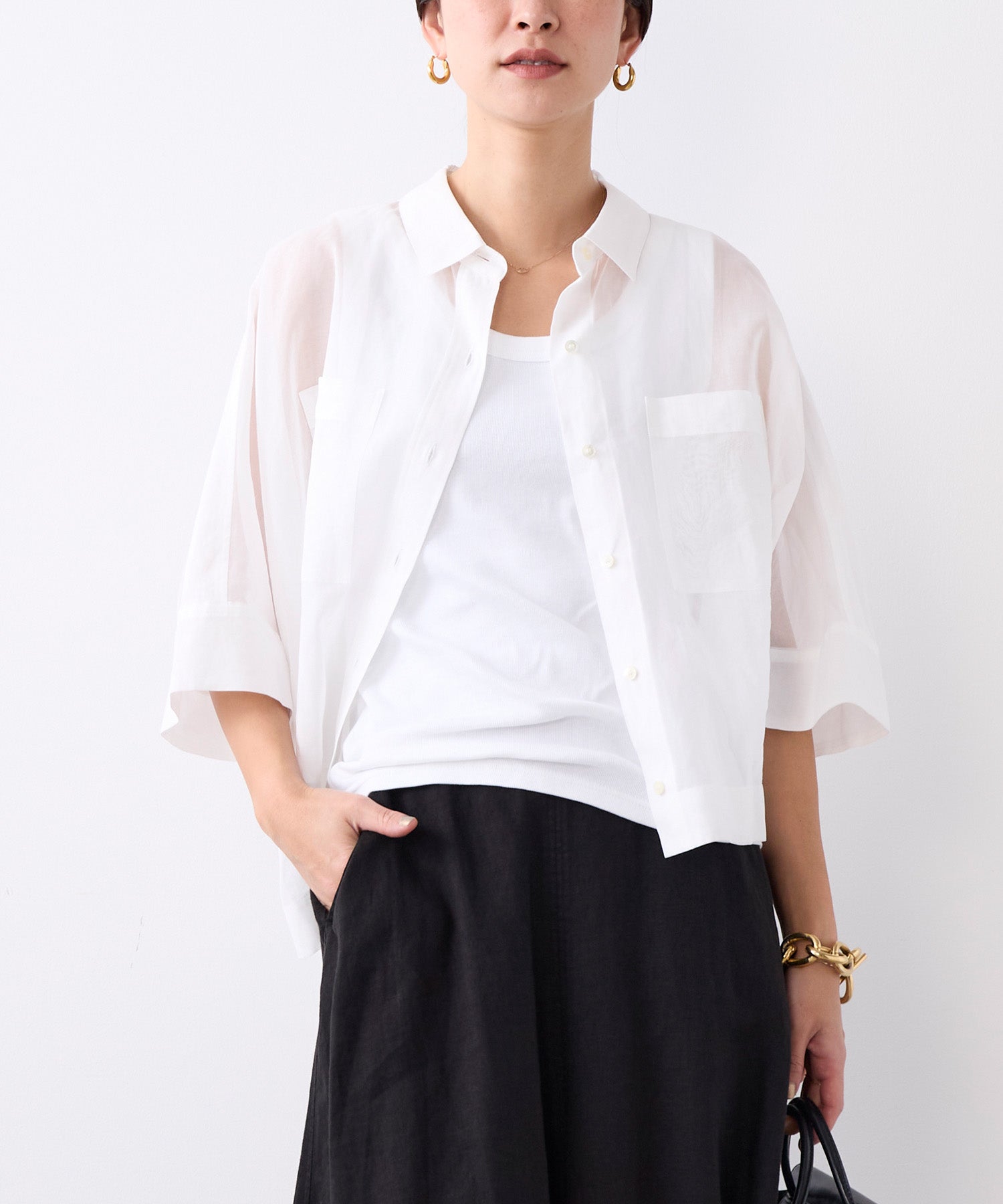 20%off]シアーショートテントシャツ | MICA&DEAL ONLINE STORE
