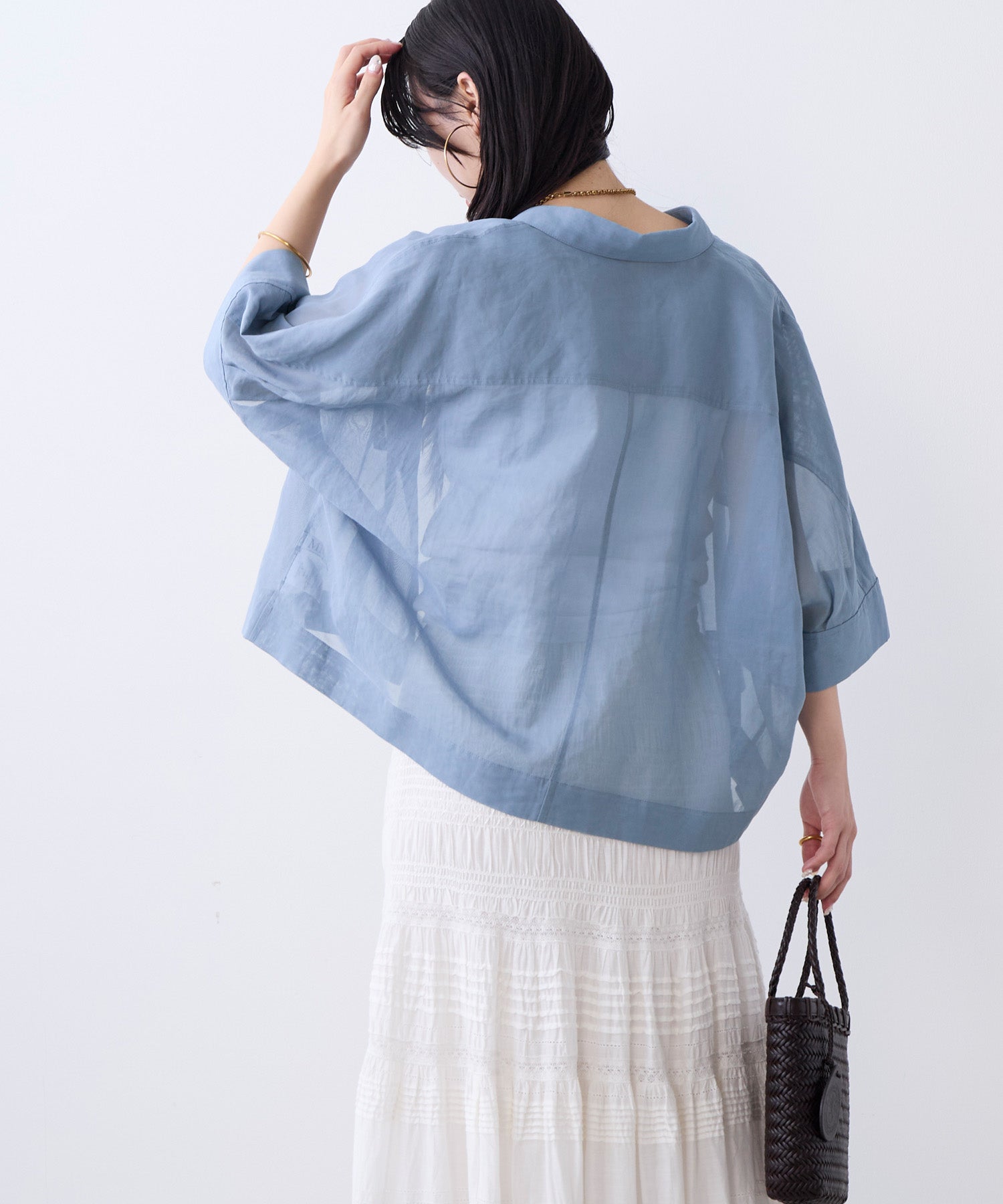 TIME SALE 30%off]シアーショートテントシャツ | MICA&DEAL ONLINE STORE