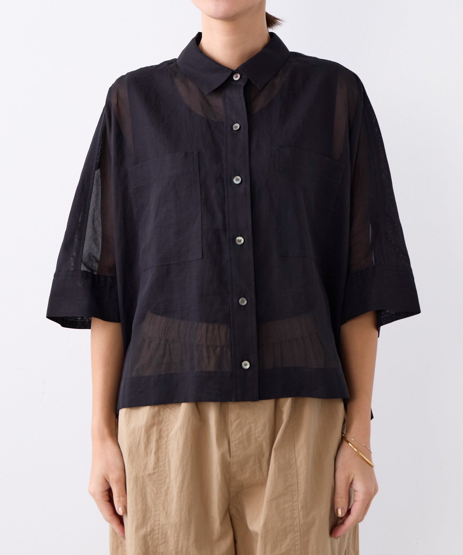 20%off]シアーショートテントシャツ | MICA&DEAL ONLINE STORE