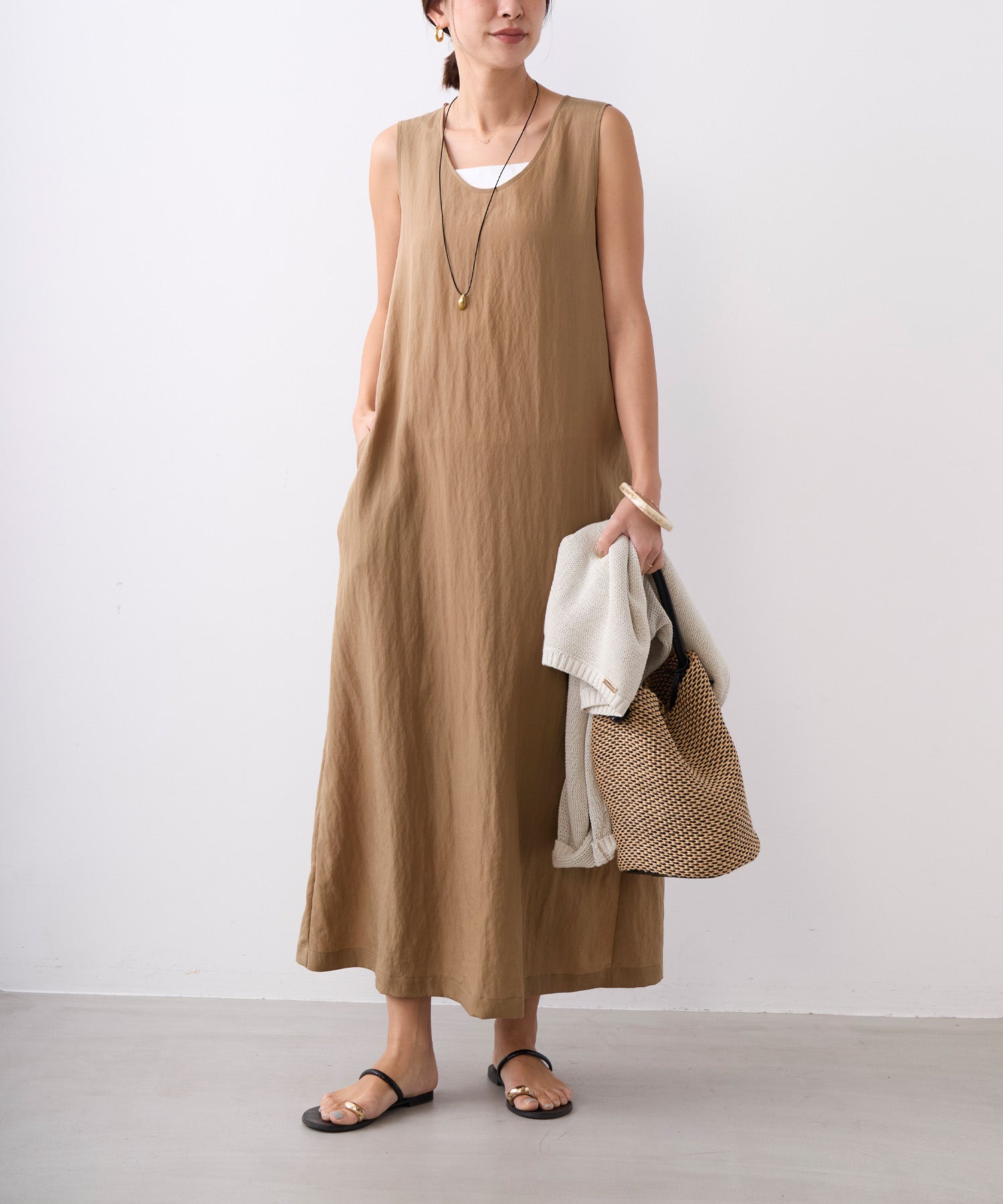 Iラインノースリーブワンピース | MICA&DEAL ONLINE STORE