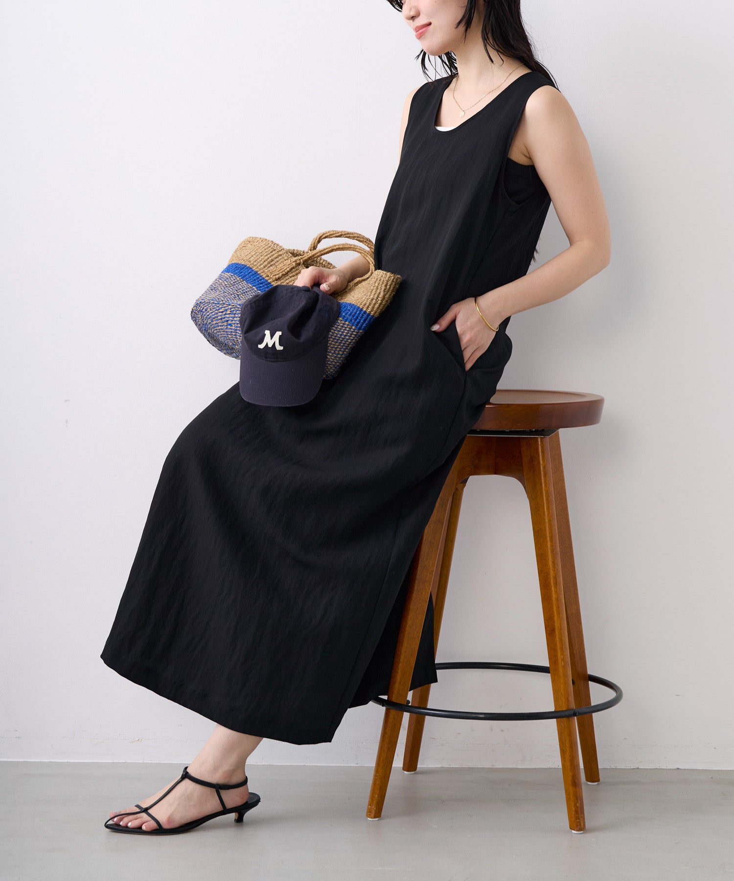Manuheali'i ノースリーブワンピース TIME SALE 30%off]Iラインノースリーブワンピース | MICA&DEAL ONLINE